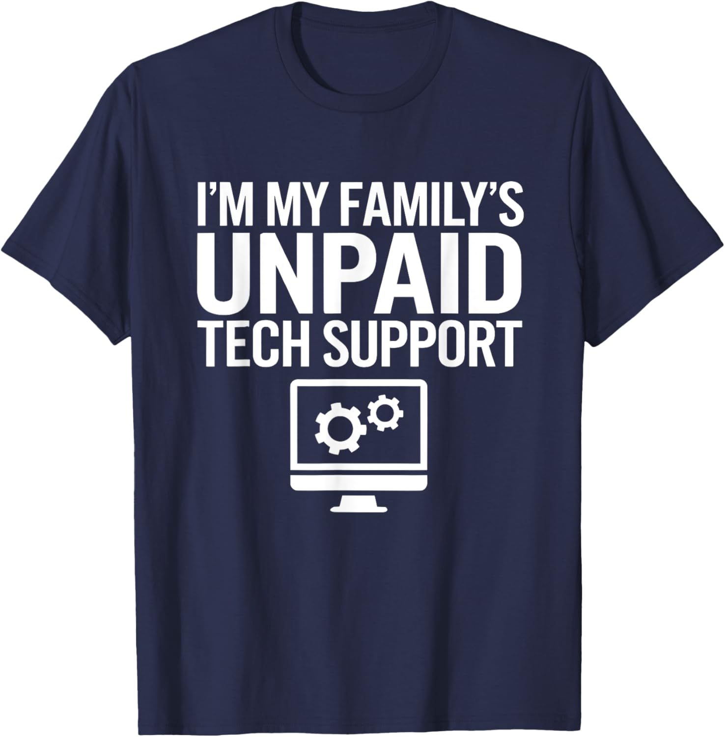 Funny Unpaid Tech Support T-Shirt for Computer Engineers Family Gift - 9
