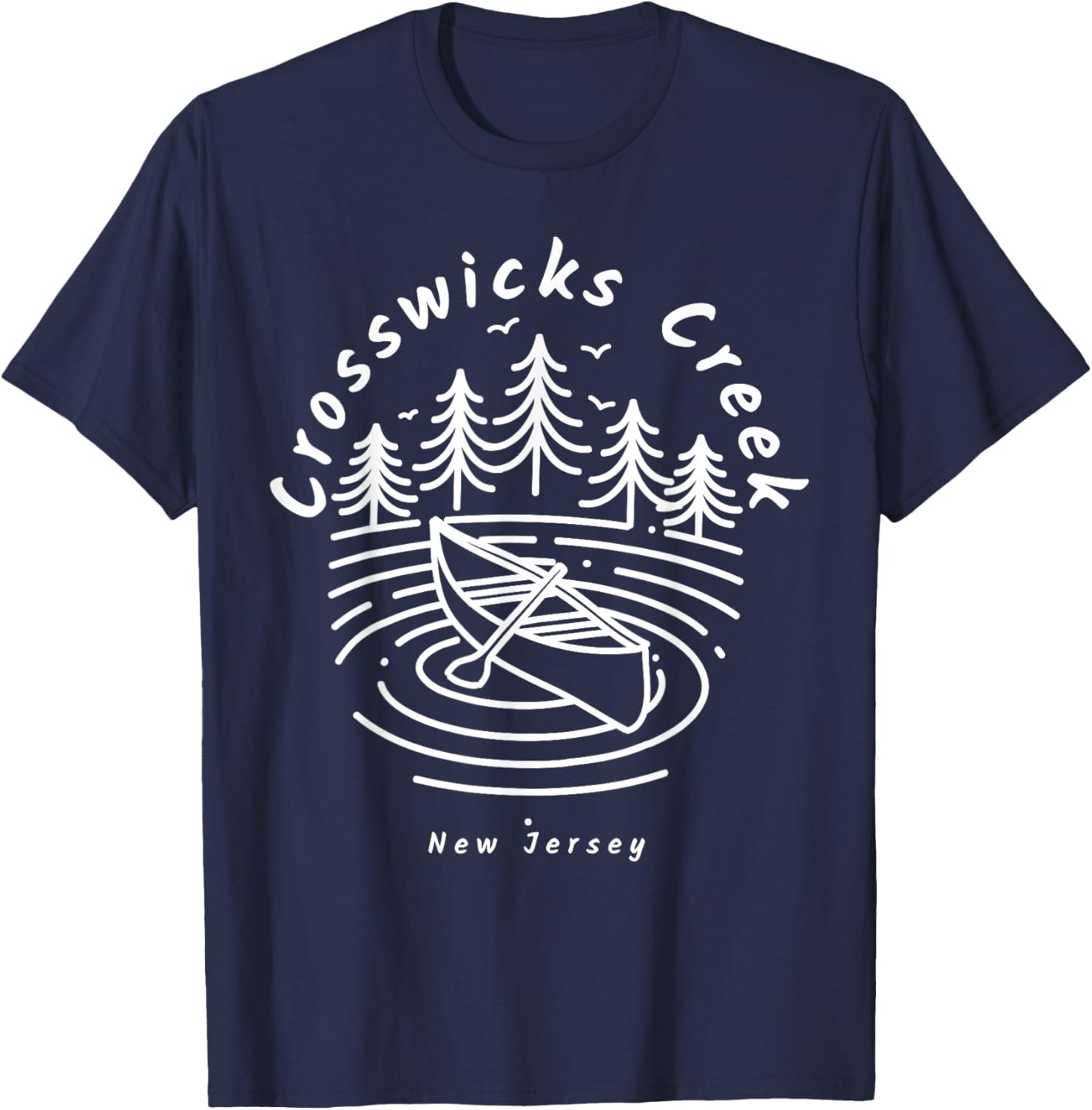 Crosswicks Creek New Jersey T-Shirt Perfect for Locals and Visitors - 12