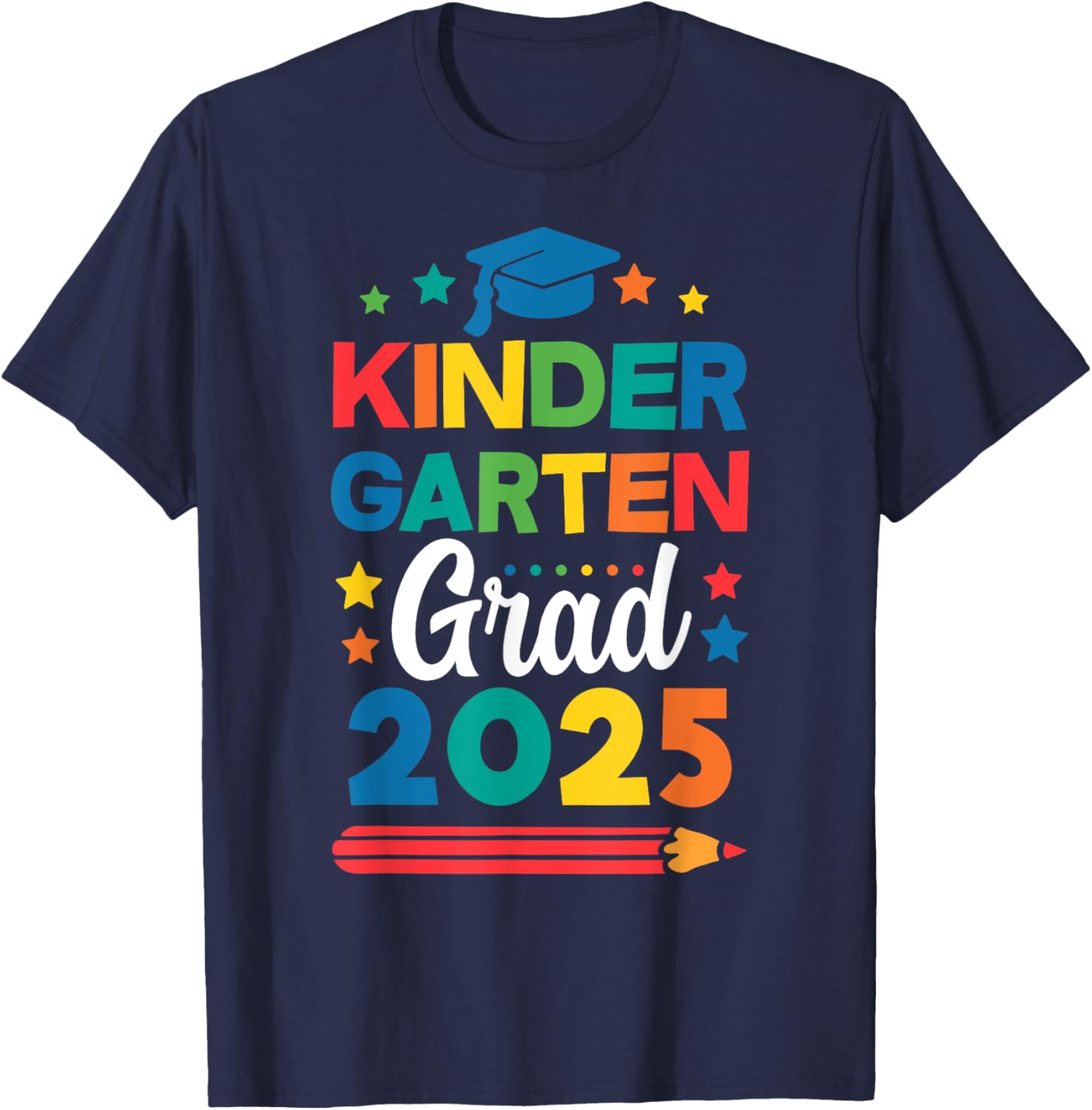 Cute Kindergarten Graduation T-Shirt for Boys and Girls 2025 - 2