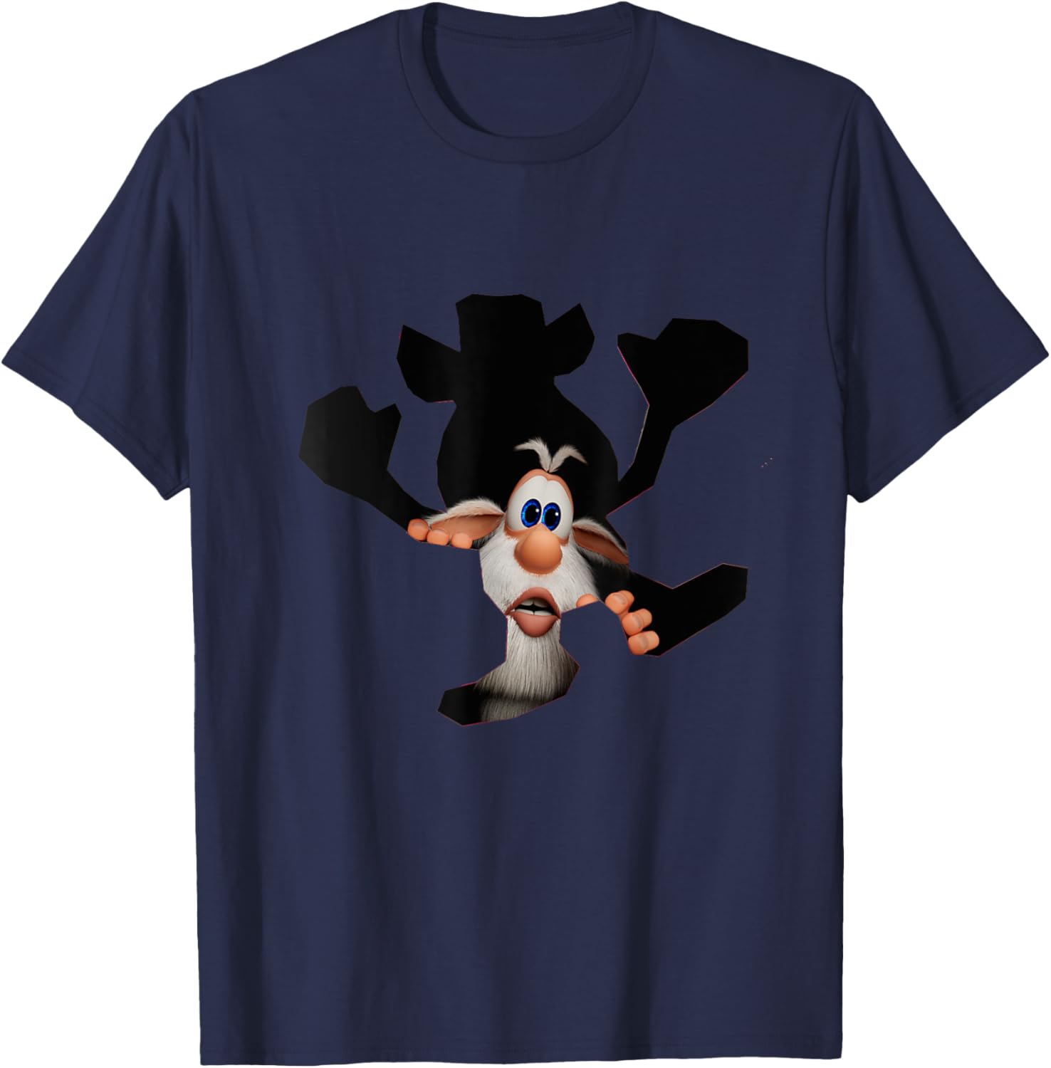 Cool Wall Hole Booba T-Shirt for Unique Casual Style and Comfort - 8