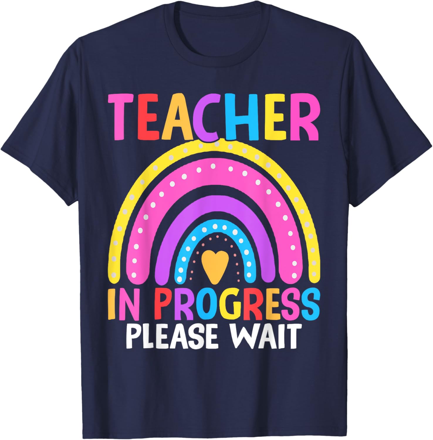 Funny Teacher in Progress T-Shirt for Future Educators - Cute Gift Idea - 5