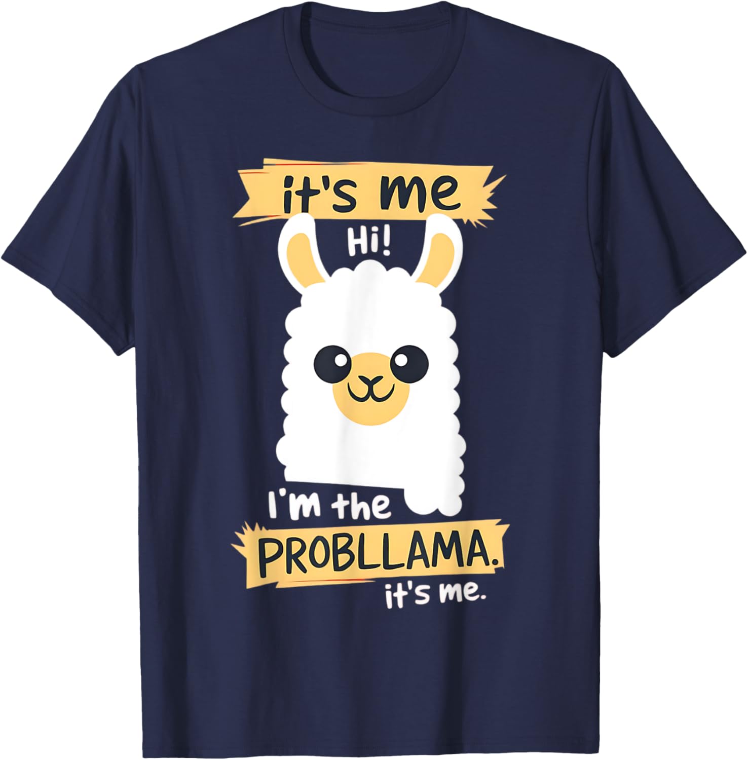 Funny Probllama Llama Pun T-Shirt for Animal Lovers and Humor Fans - 12
