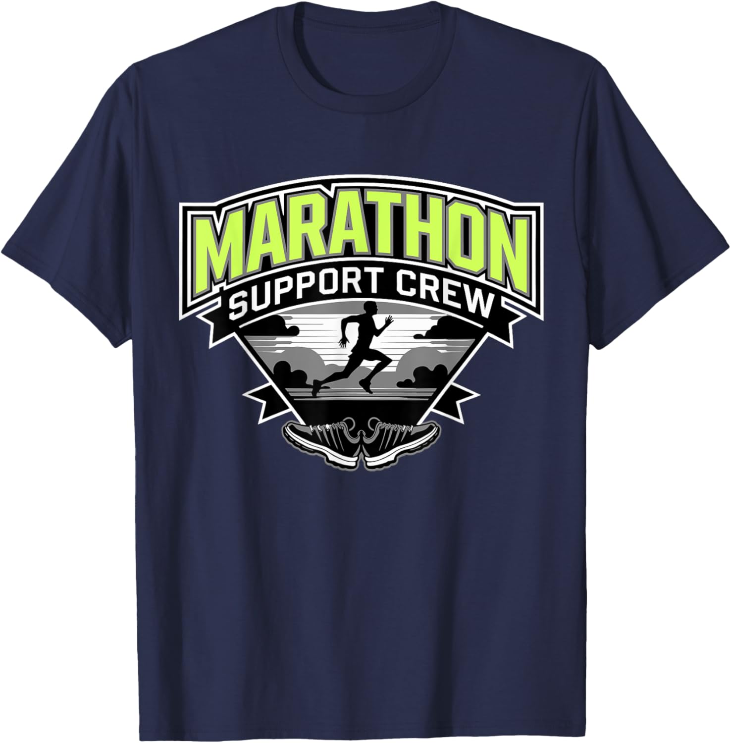 Funny Marathon Support Crew T-Shirt for Men and Women, Perfect Gift - 19