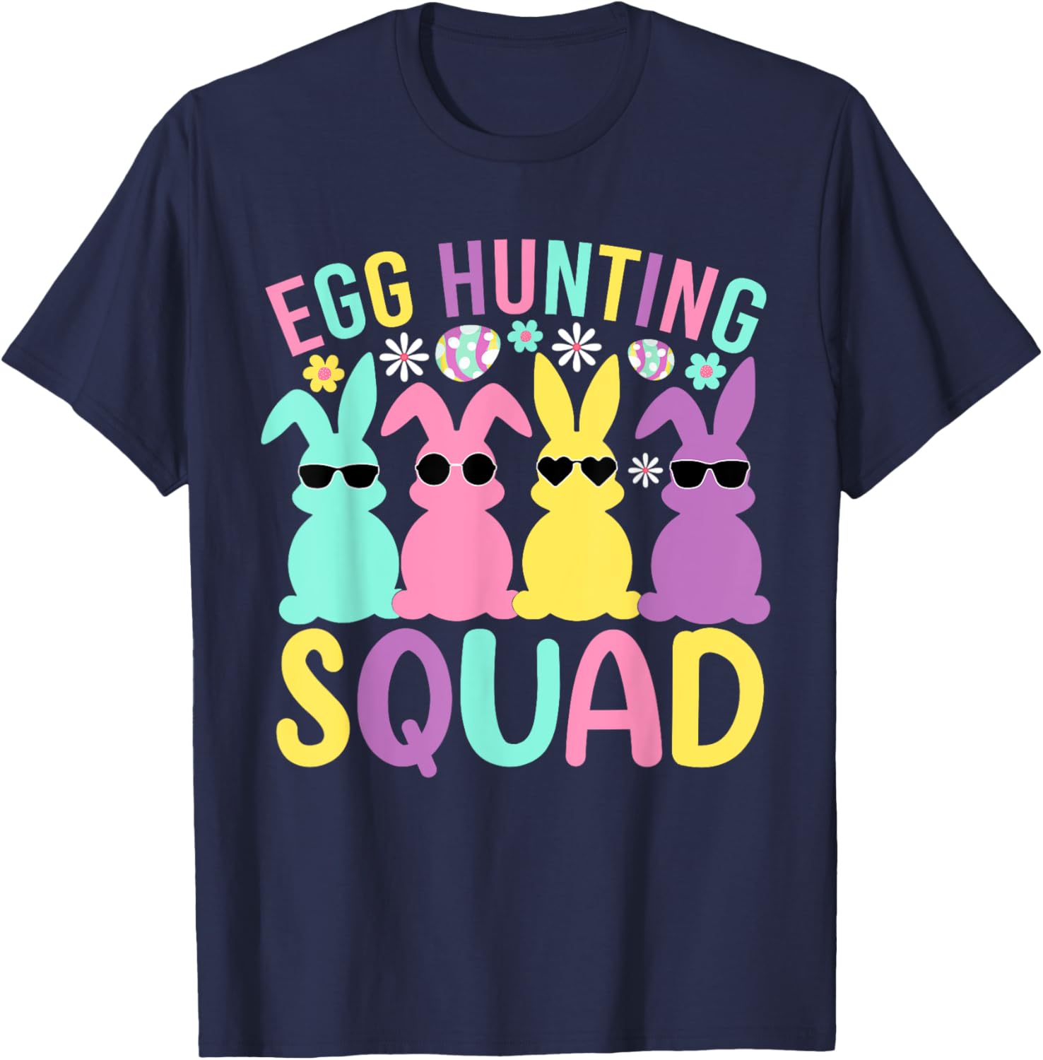 Egg Hunting Squad Family Bunny T-Shirt for Happy Easter Celebrations - 10