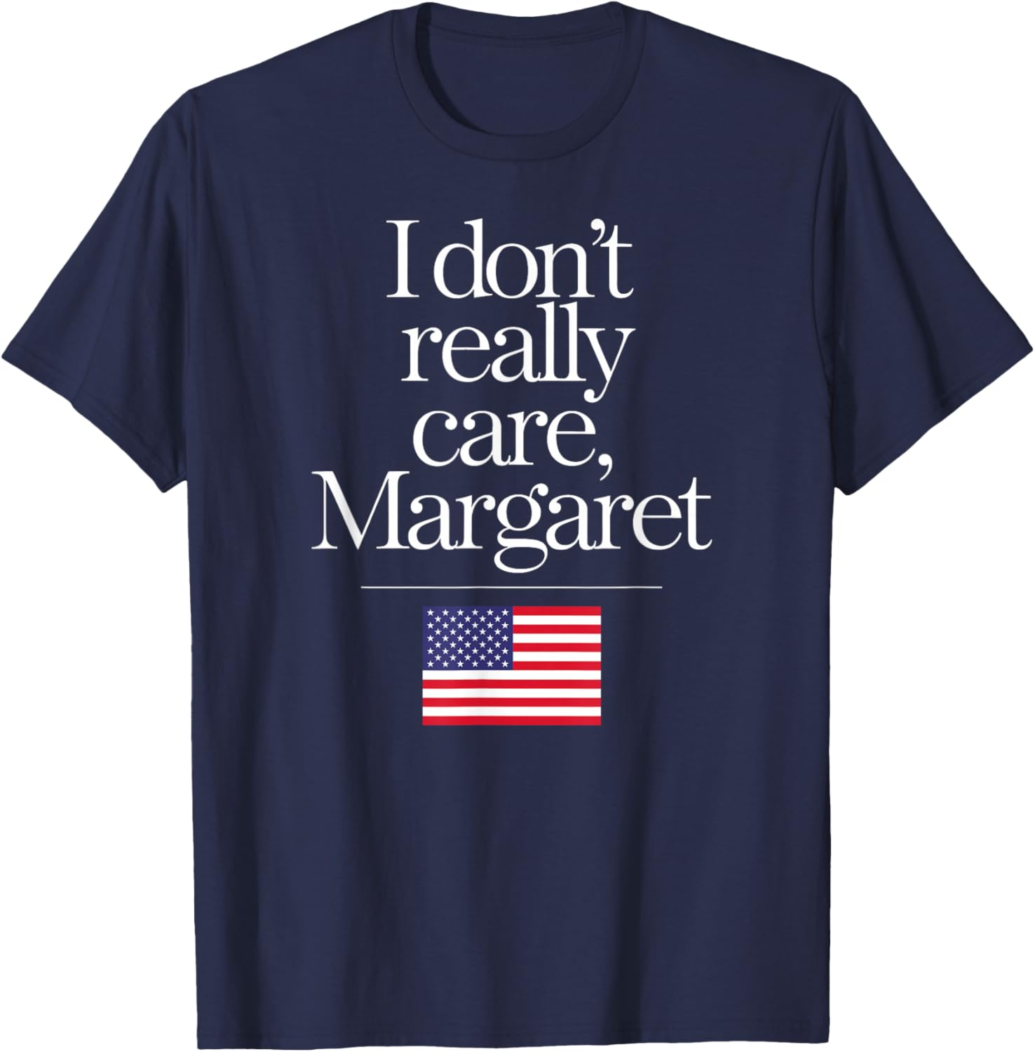 Funny Minimalist JD Vance T-Shirt I Don't Really Care Margaret Design - 13