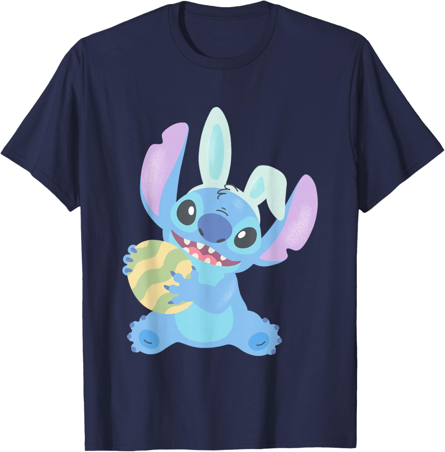 Cute Lilo & Stitch Easter T-Shirt with Adorable Stitch in Bunny Ears - 2