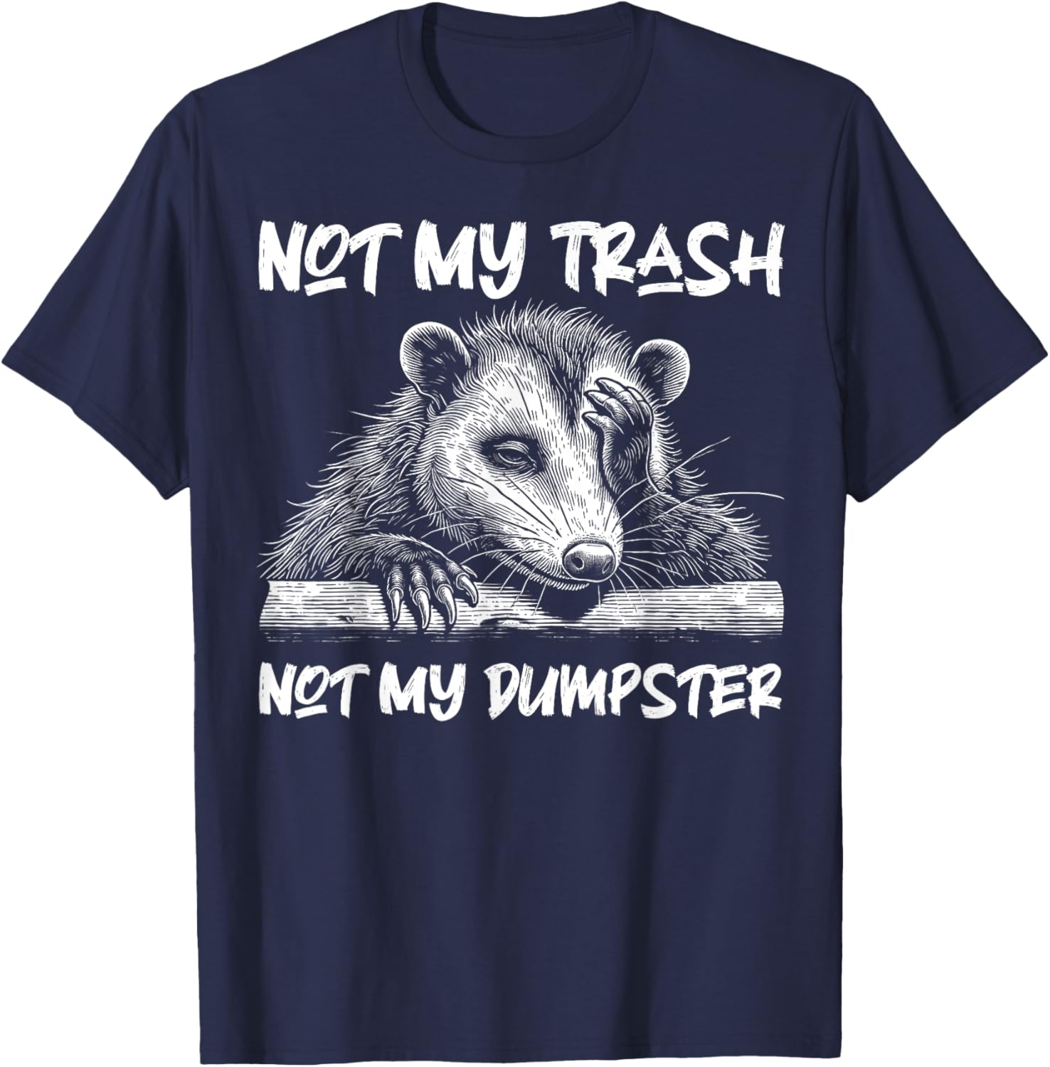 Funny Cute Baby Opossum T-Shirt for Animal Lovers and Opossum Fans - 13
