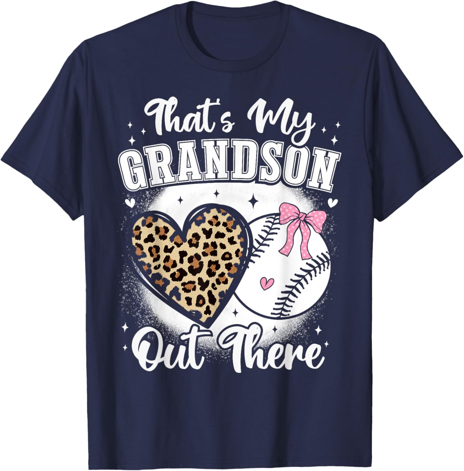 Cheer Grandma Tshirt for Baseball Nana Proud of Her Grandson - 6