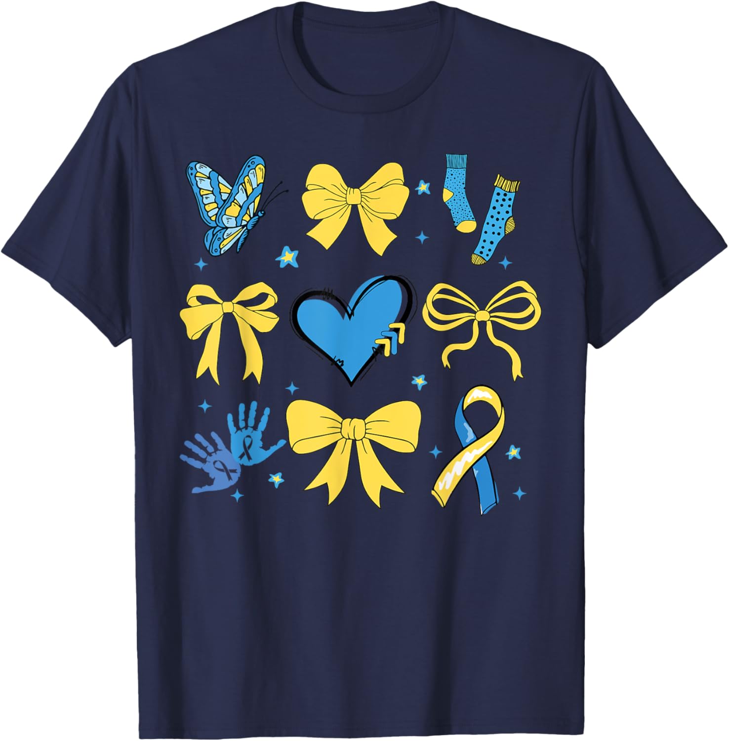 Coquette Bow T-Shirt for Girls - Trisomy 21 Down Syndrome Awareness - 12