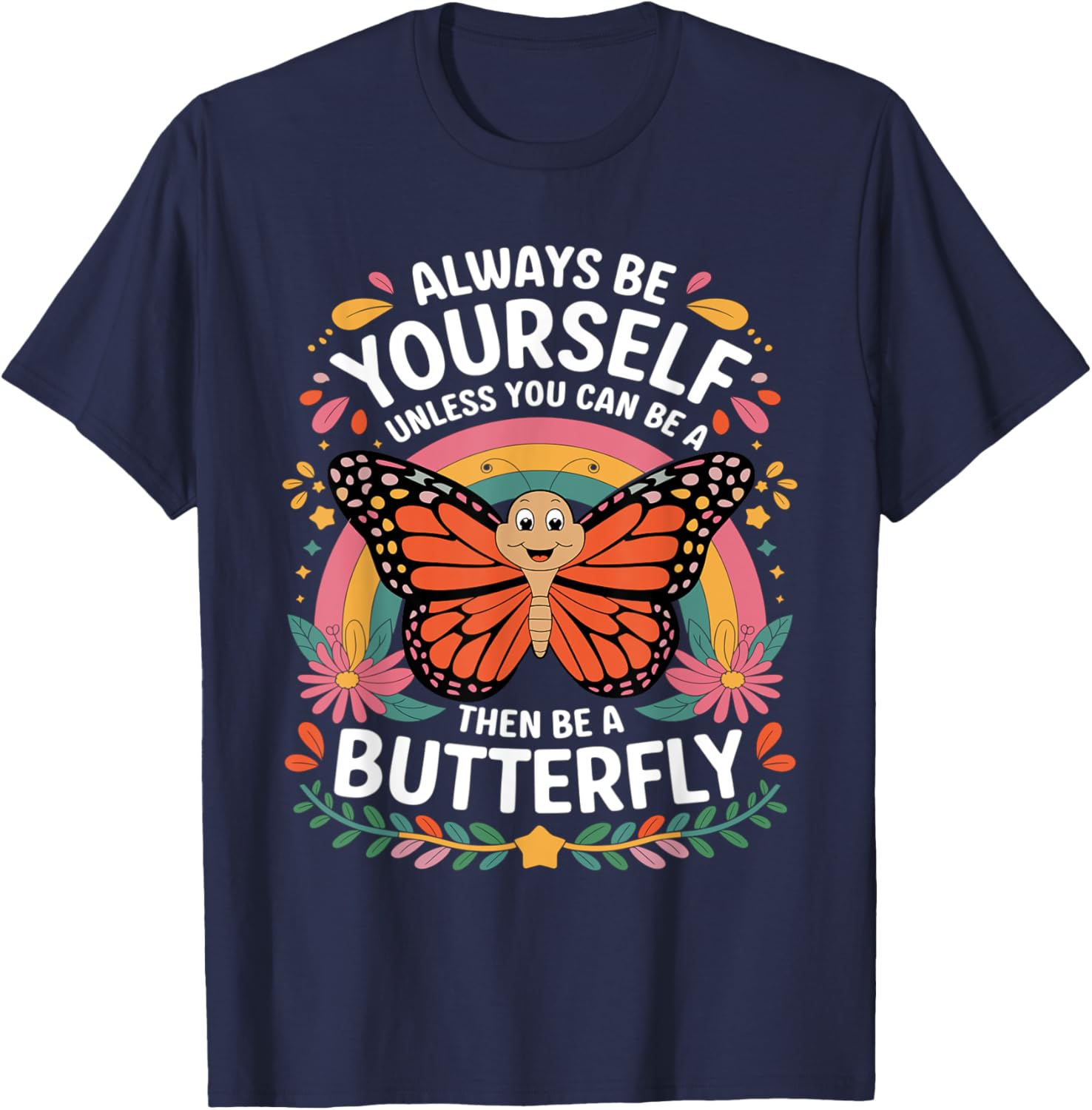 Cute Butterfly T-Shirt with Funny Sarcastic Jokes for Butterfly Lovers - 24