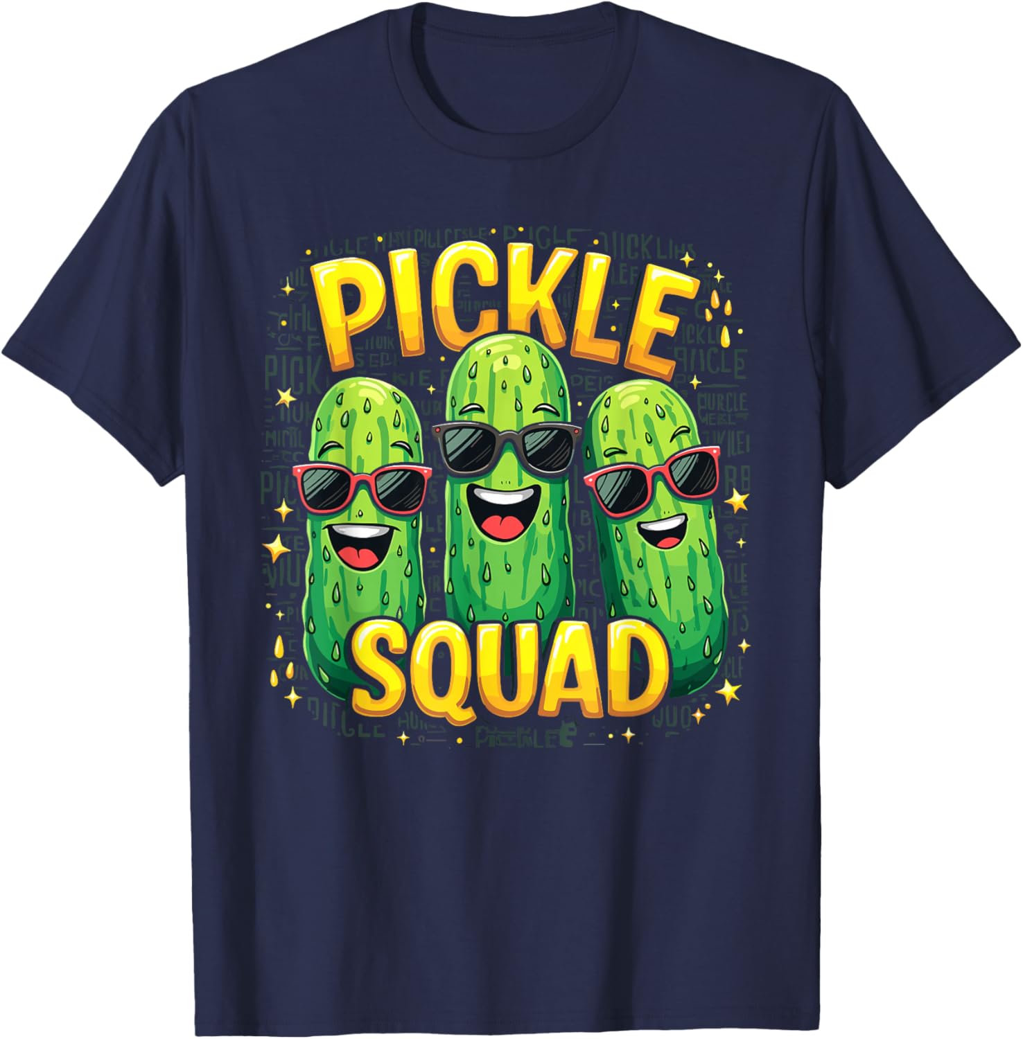 Cute Pickle Squad Shirt Fun Cucumber Jar T-Shirt for Pickle Lovers - 25