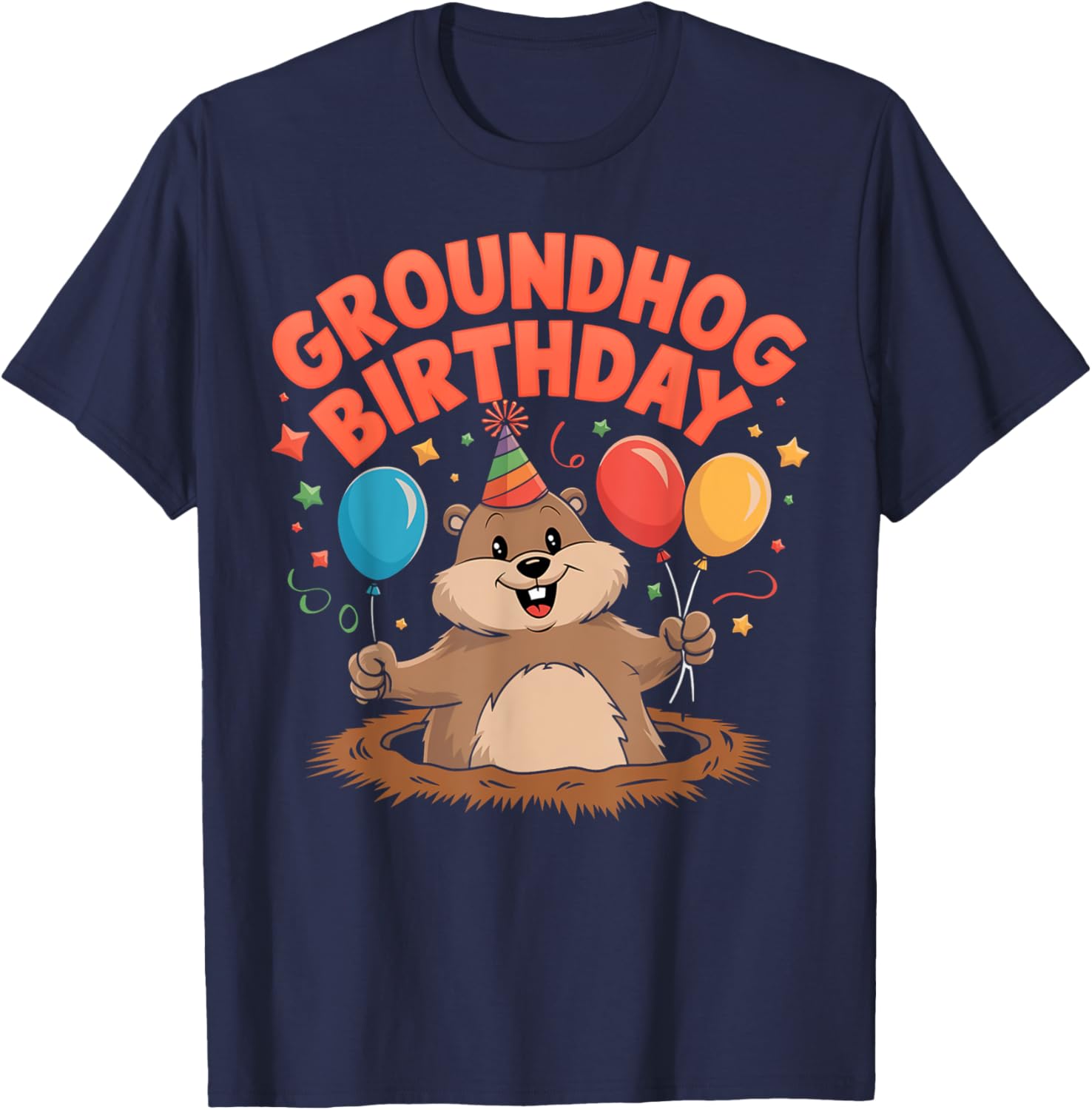 Cute Groundhog Day Birthday T-Shirt for February 2 Celebrations - 12