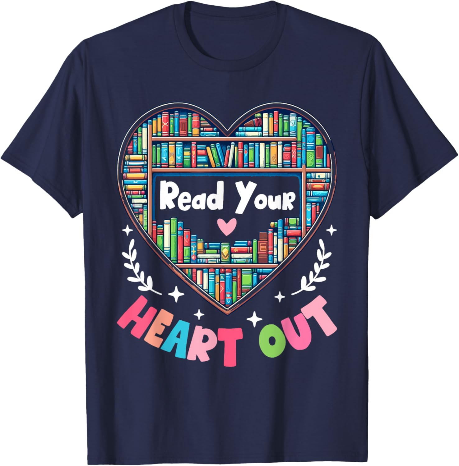 Cute Retro Reading T-Shirt for Women Perfect for Valentine's Day Gift - 18