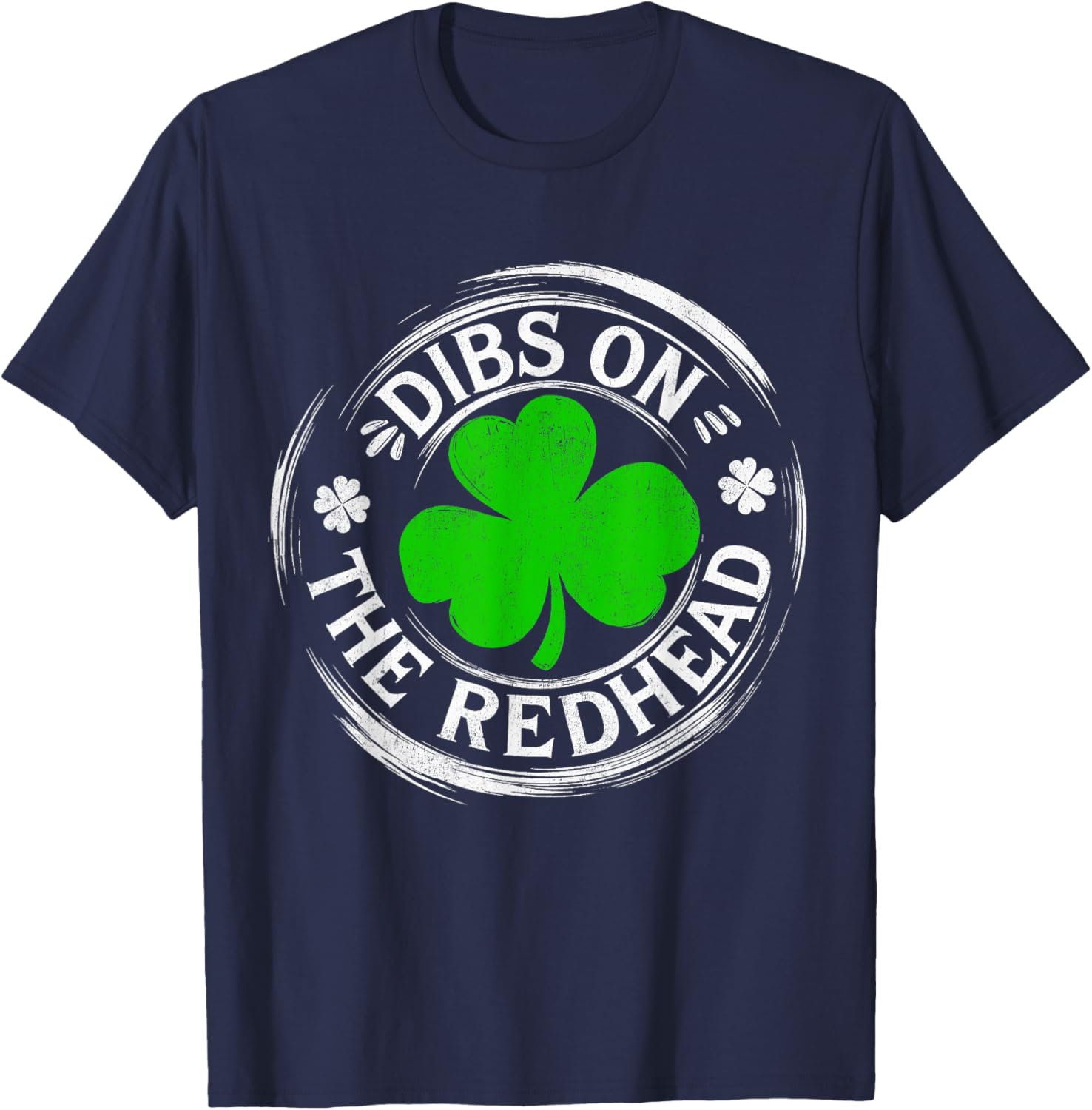 Dibs On The Redhead Funny St Patrick's Day T-Shirt for Fun Celebrations - 12