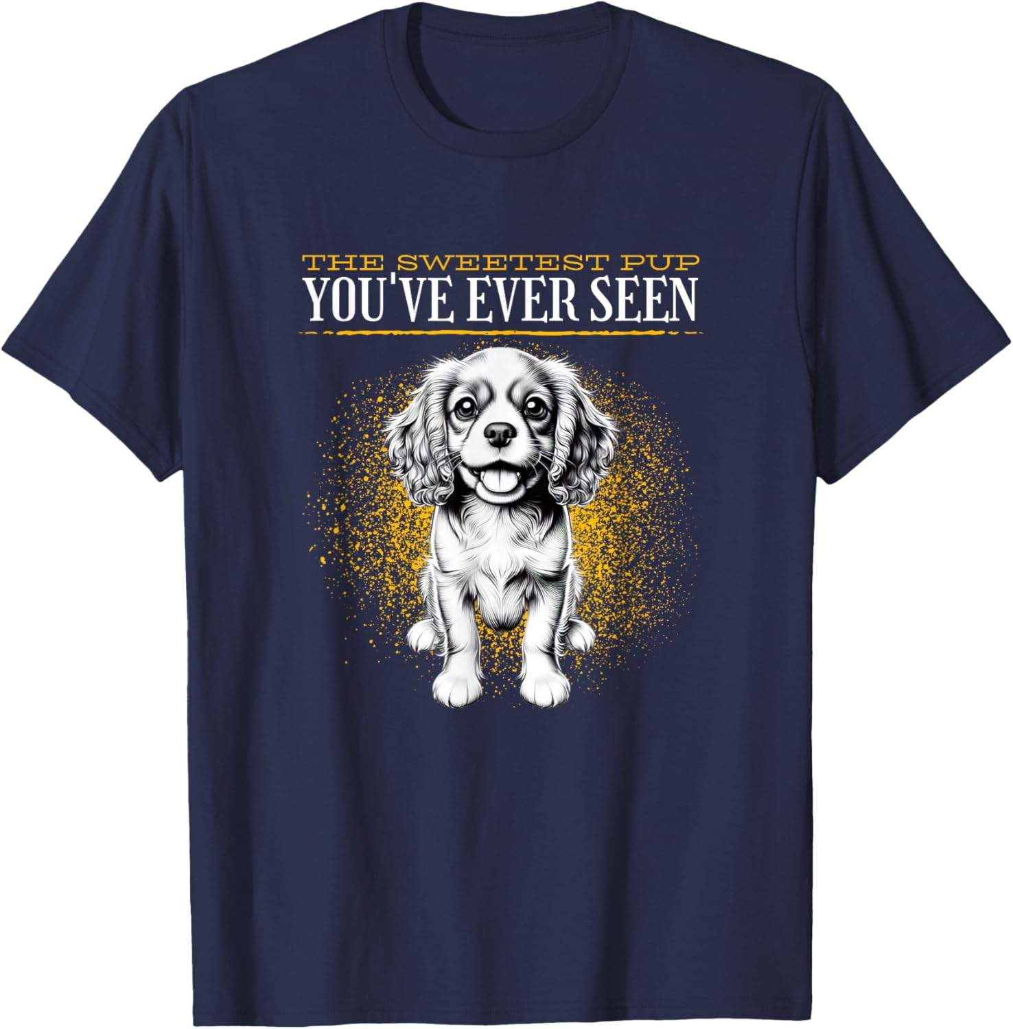 Cute Cavalier King Charles Spaniel Puppy T-Shirt for Dog Lovers - 3