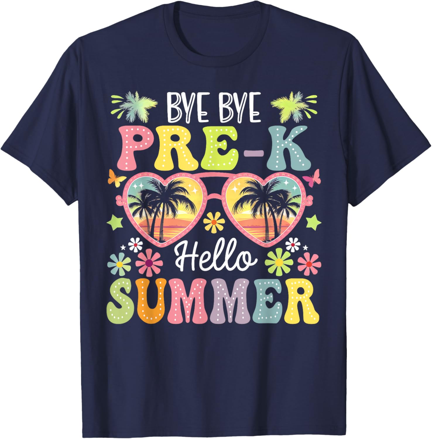 Goodbye Pre-K Hello Summer Boys Kids T-Shirt for Last Day of School - 13