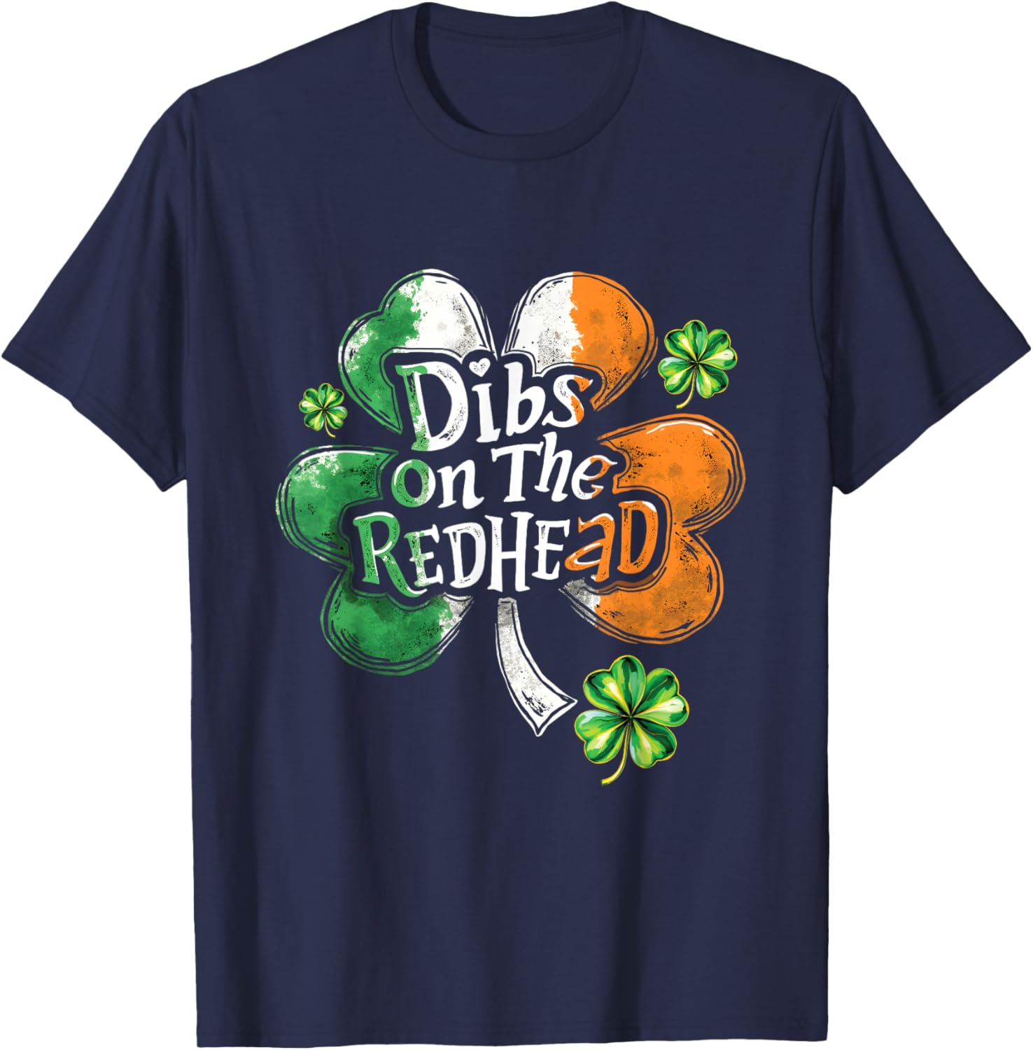 Dibs on the Redhead St Patrick's Shamrock T-Shirt for Irish Pride - 4