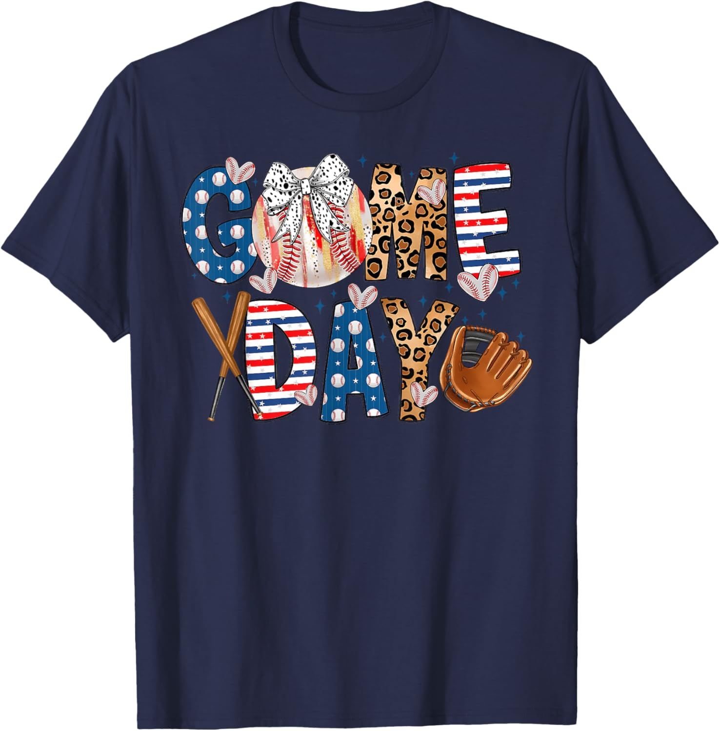 Funny Coquette Bow Baseball Mom T-Shirt for Game Day Enthusiasts - 10