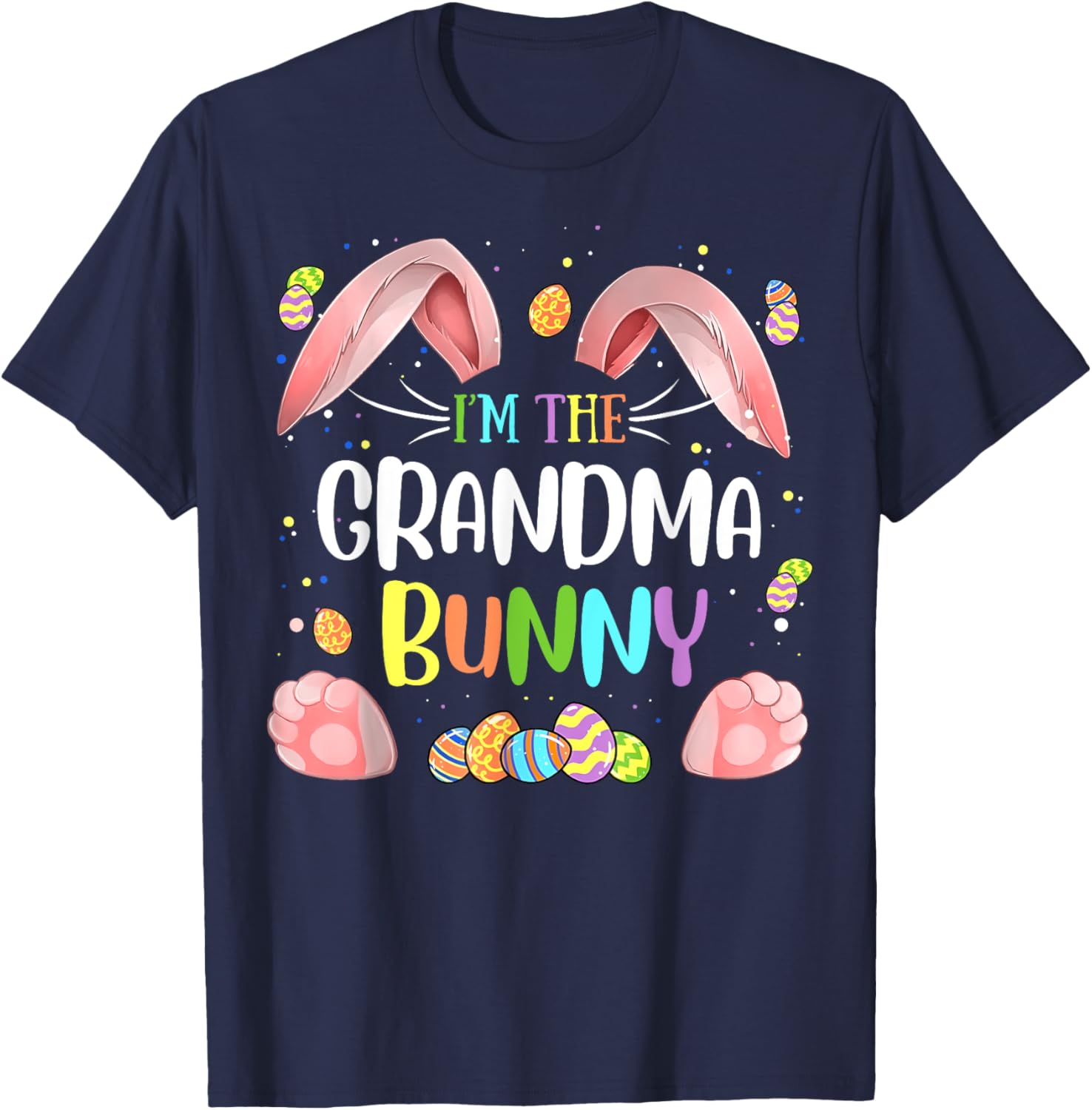 Cute Grandma Bunny Matching Family Easter T-Shirt for Holiday Fun - 11