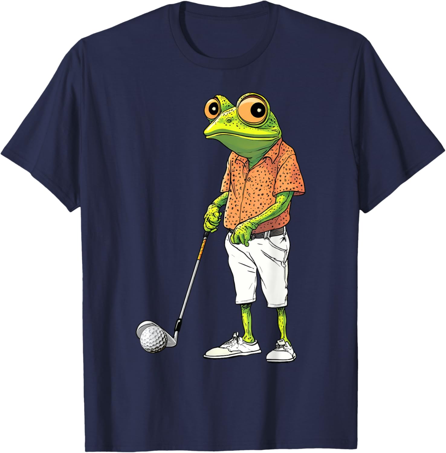 Cute Frog Golf Player T-Shirt for Golf Lovers and Animal Fans - 6