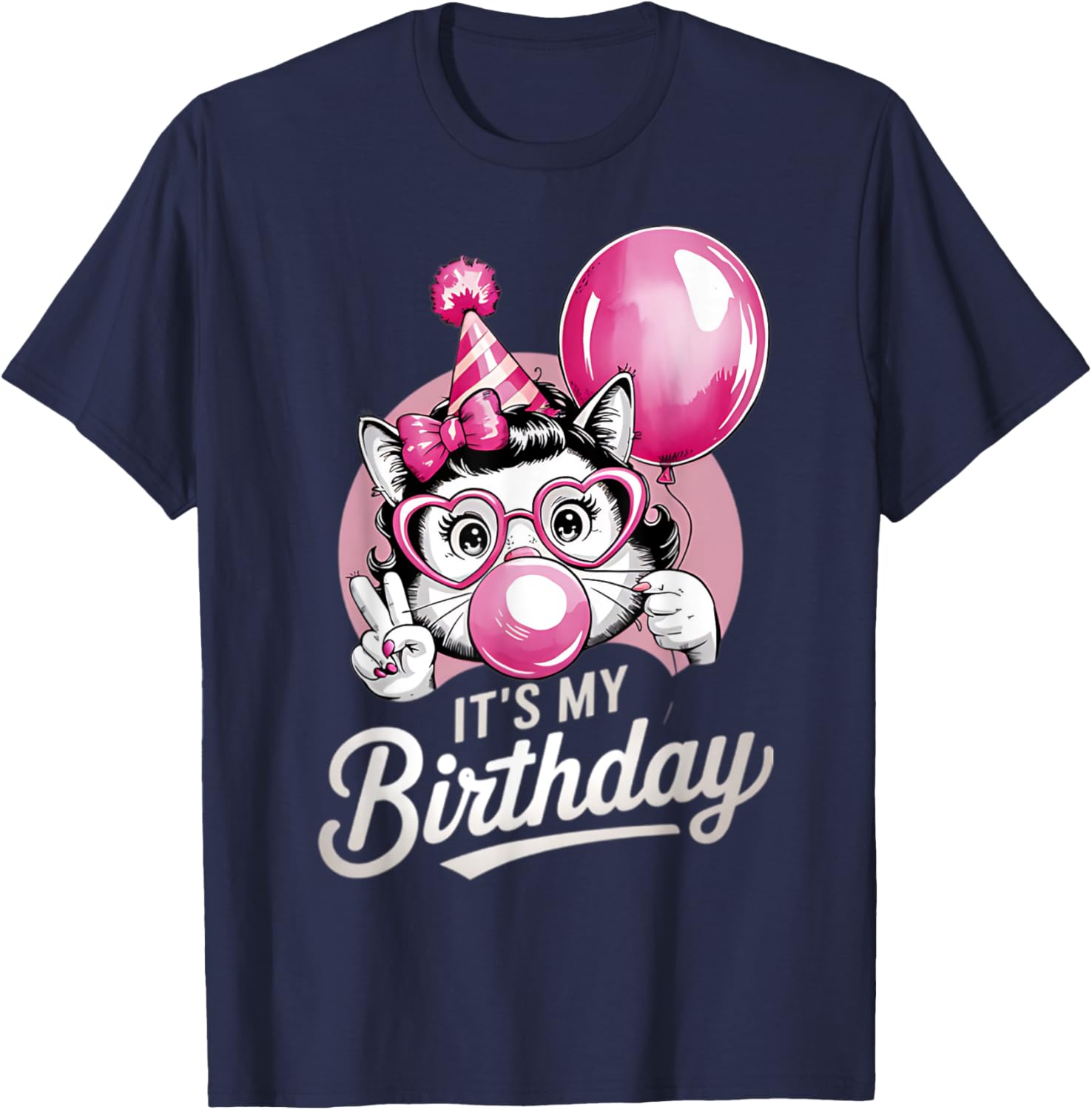 Cute Retro Monkey Birthday T-Shirt for Girls - Perfect Party Outfit! - 11