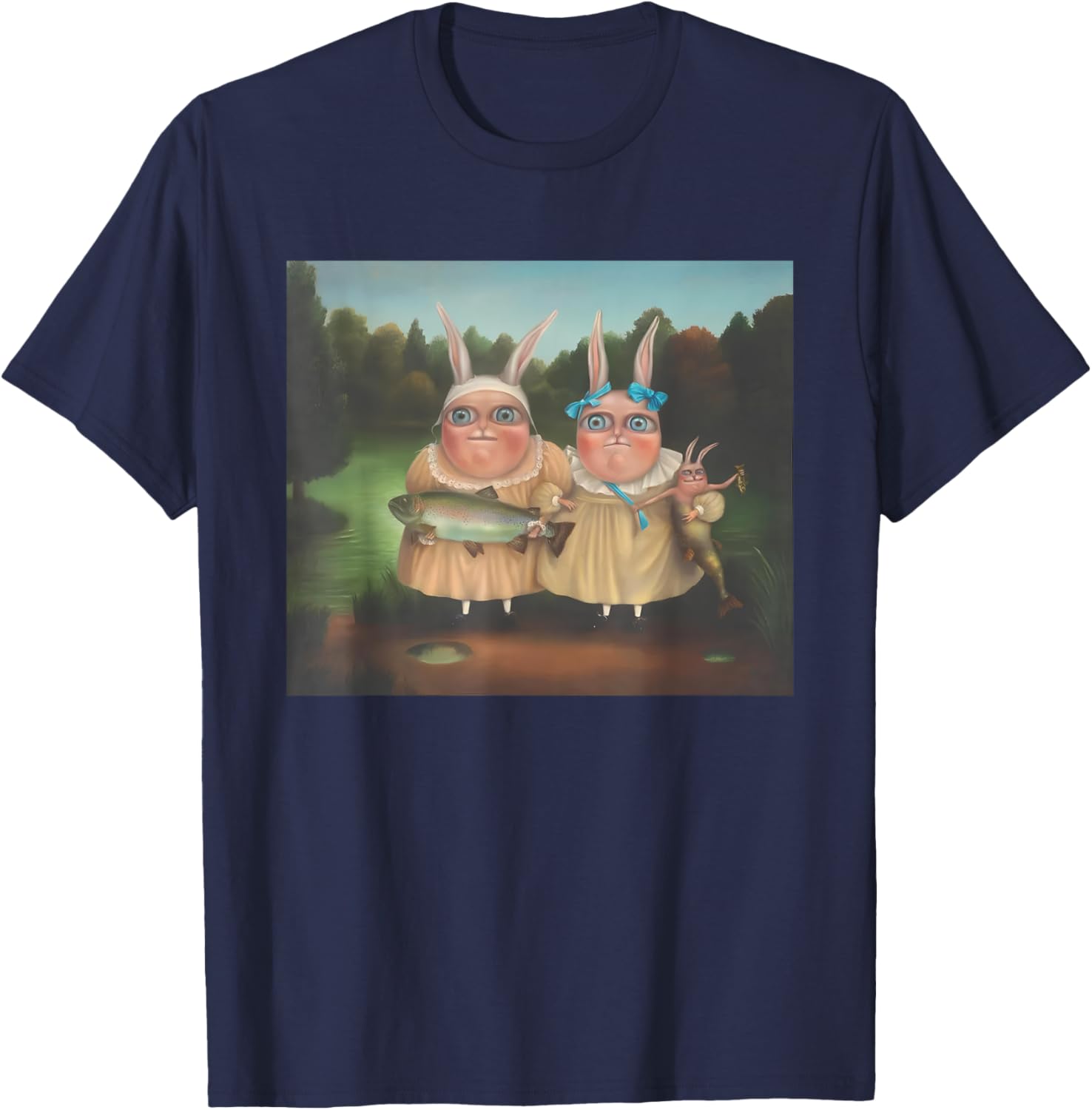 Cute Easter Bunny T-Shirt for Rabbit Lovers by Irena Aizen - 25
