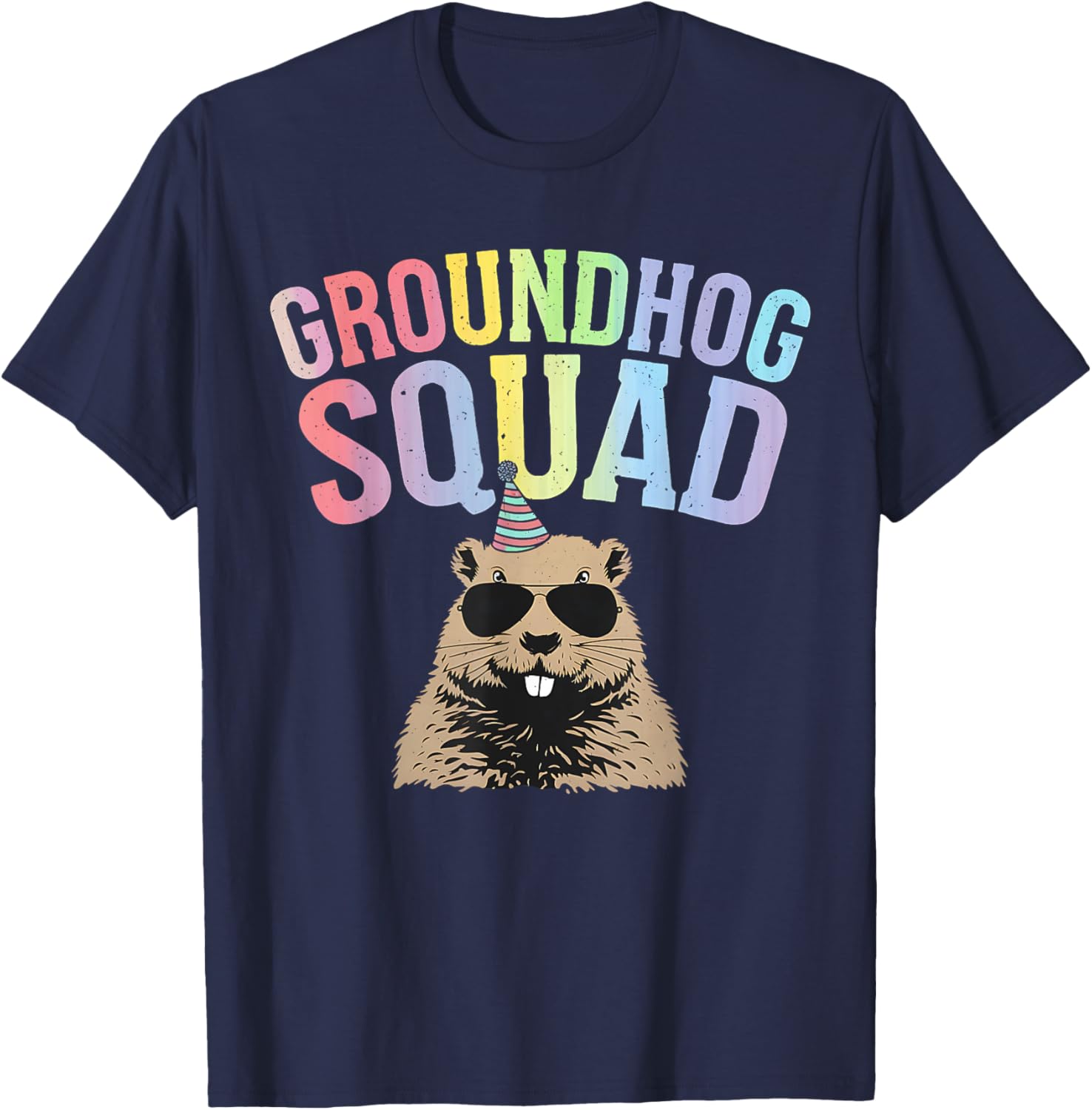 Funny Groundhog Squad T-Shirt for Happy Groundhog Day Family Fun - 14
