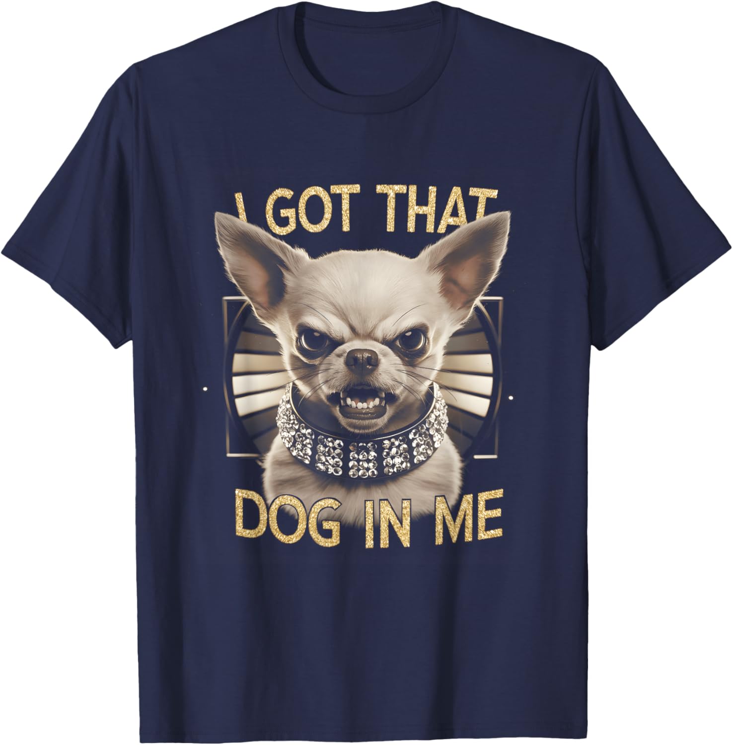 Funny Chihuahua T-Shirt with Angry Face for Dog Lovers Gift - 7