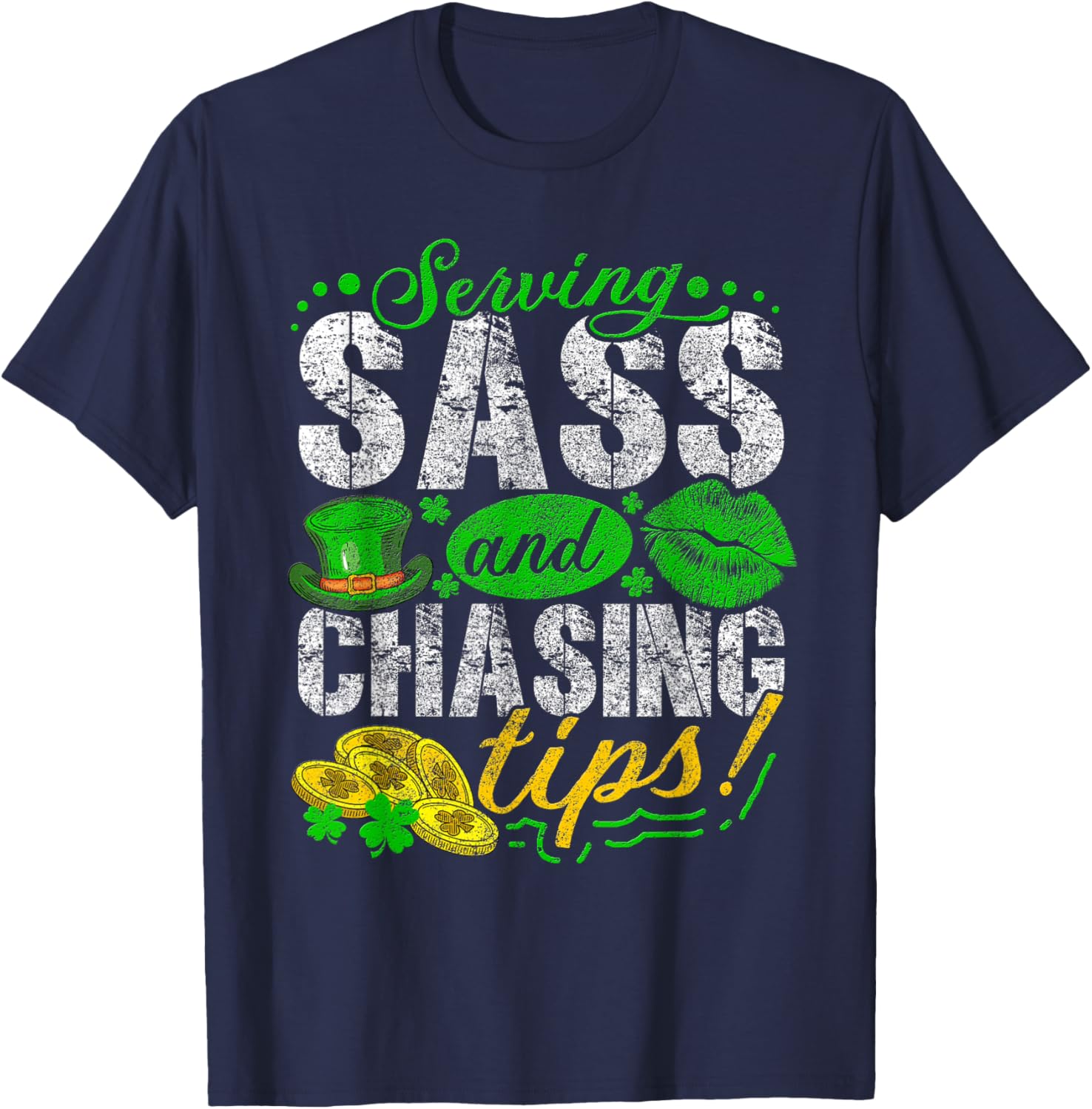 Funny St Patricks Day T-Shirt for Waitresses and Bartenders - 5