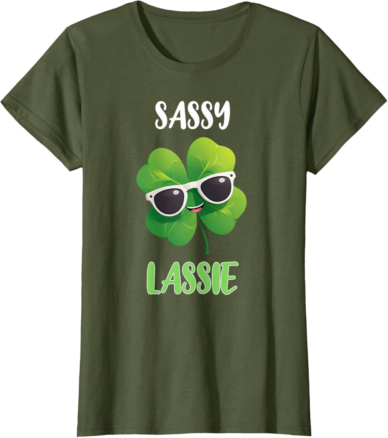 Funny Sassy Lassie St. Patrick's Day T-Shirt for Celebrating in Style - 12