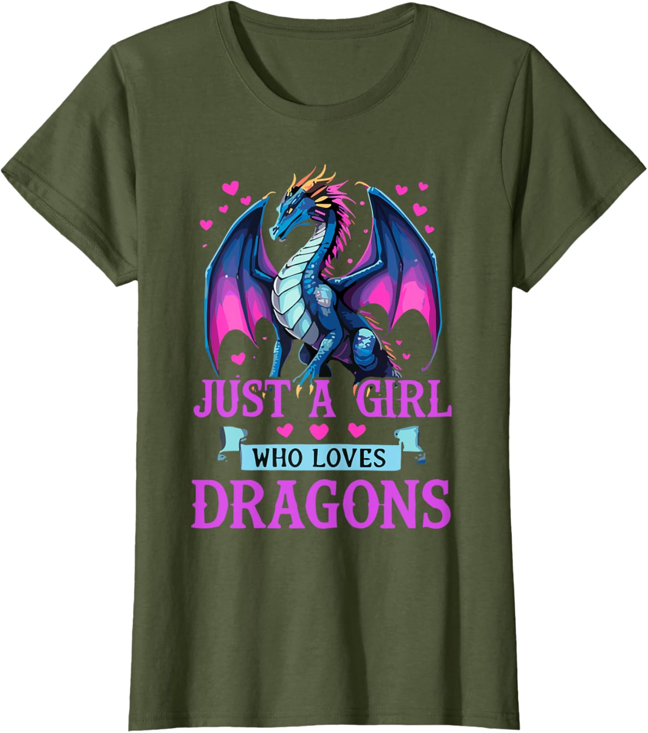Cute Dragon T-Shirt for Girls Who Love Dragons | Fun and Stylish Apparel - 2