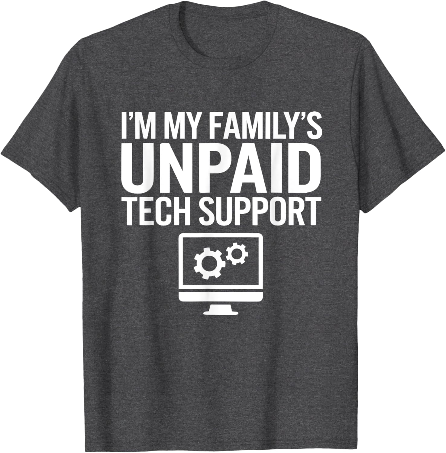 Funny Unpaid Tech Support T-Shirt for Computer Engineers Family Gift - 4