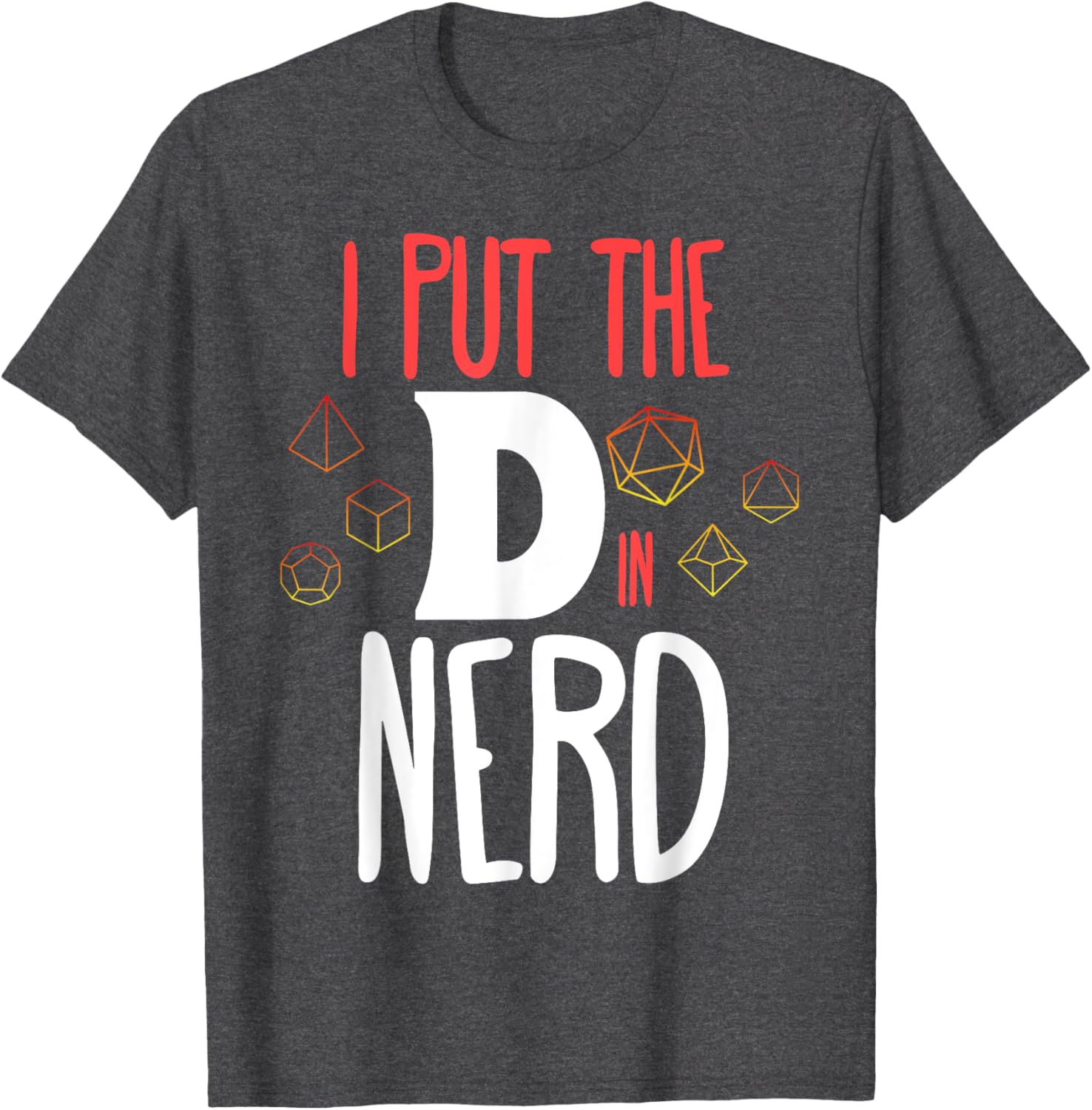 Fun I Put The D In Nerdd Matching Couple Role Playing T-Shirt - 9