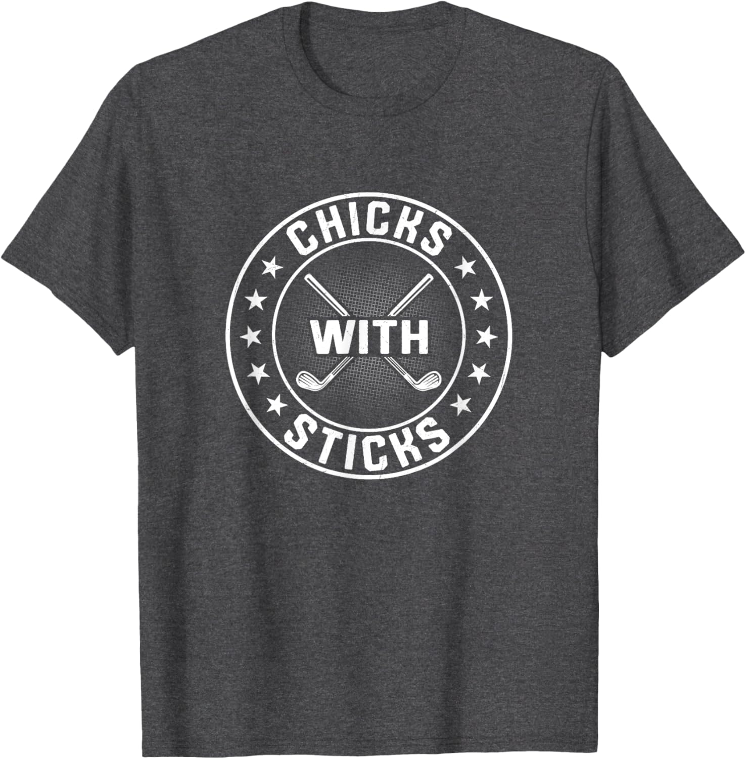 Chicks With Sticks Golf T-Shirt for Women – Fun Golfer Apparel - 2