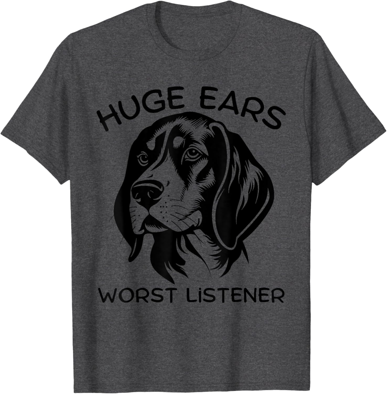 Funny Beagle Dog T-Shirt for Men and Women with Huge Ears and Attitude - 9