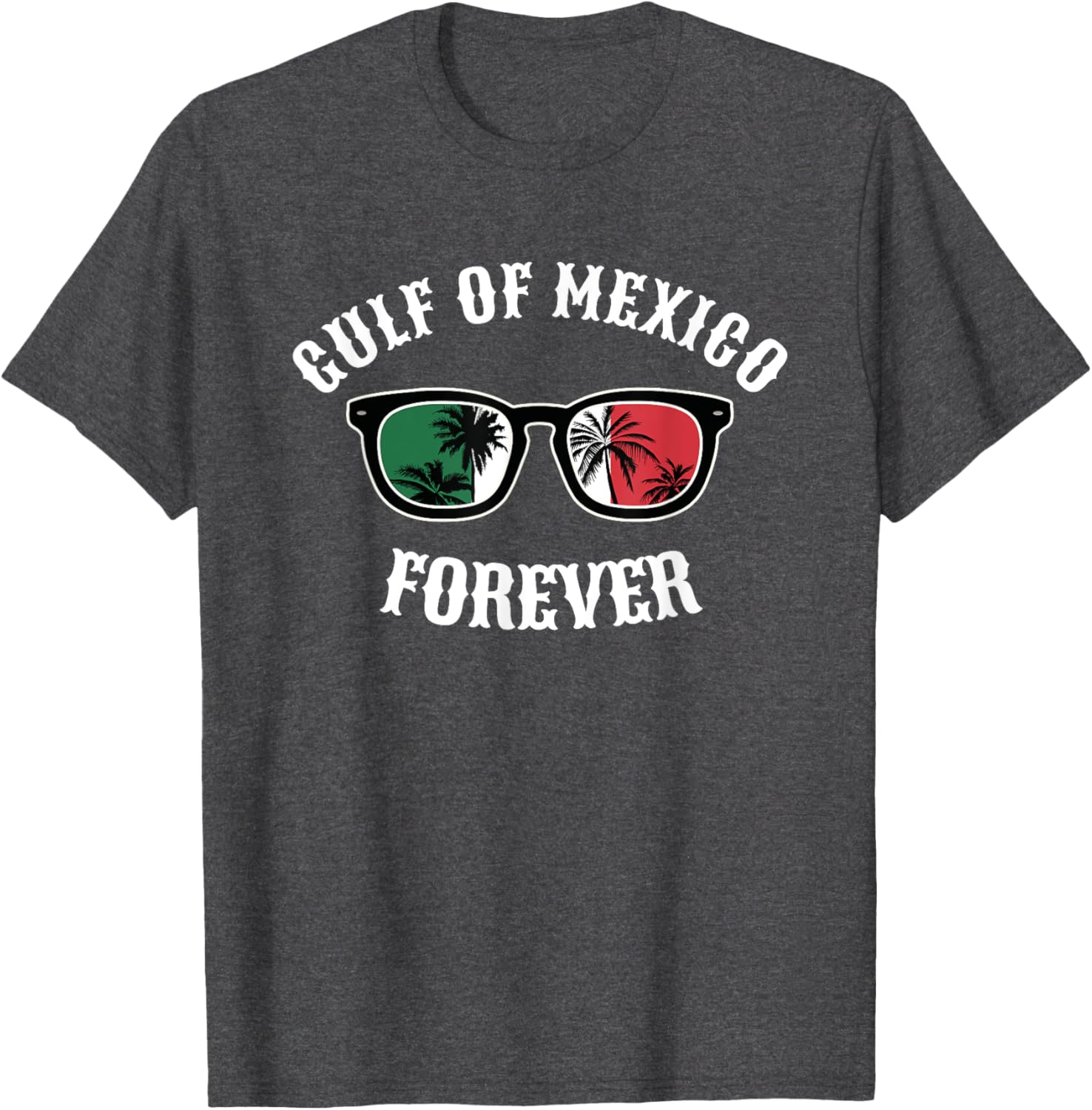Gulf of Mexico Pride Mexican Flag Beach T-Shirt for Fun Summer Days - 5