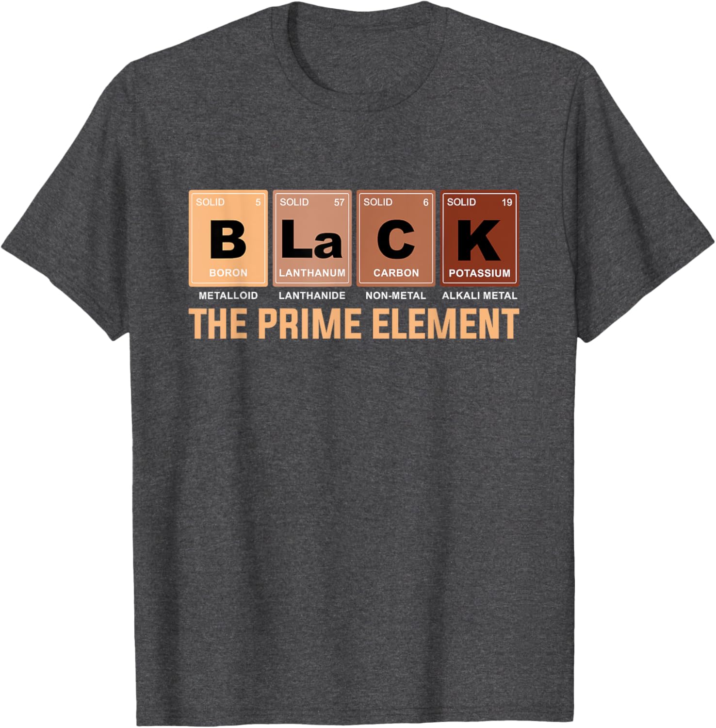 Celebrate Black History Month with the Prime Element Periodic Table T-Shirt - 2