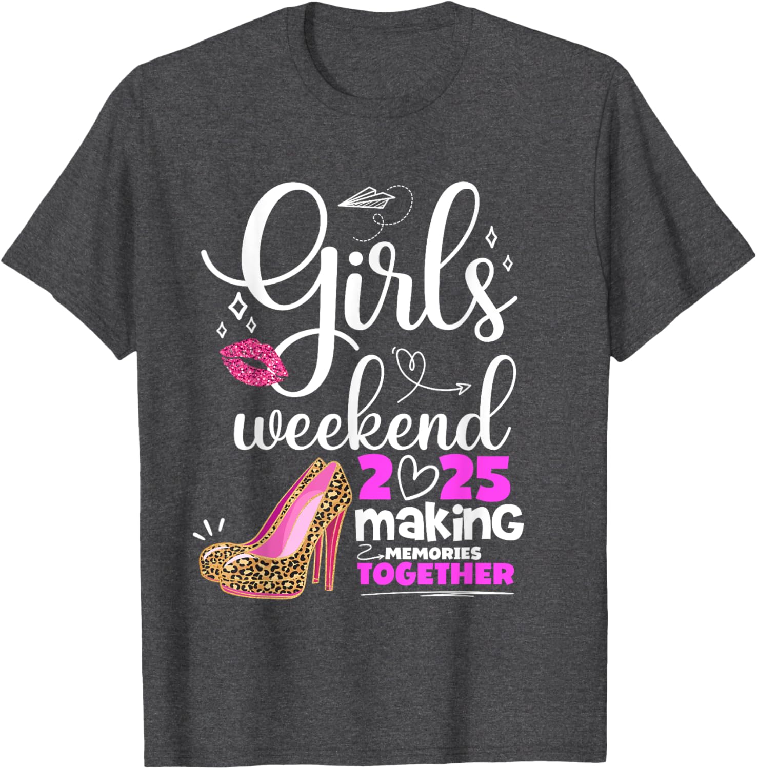 Girls Weekend 2025 Matching T-Shirt for Fun Girls Trip Vibes - 8