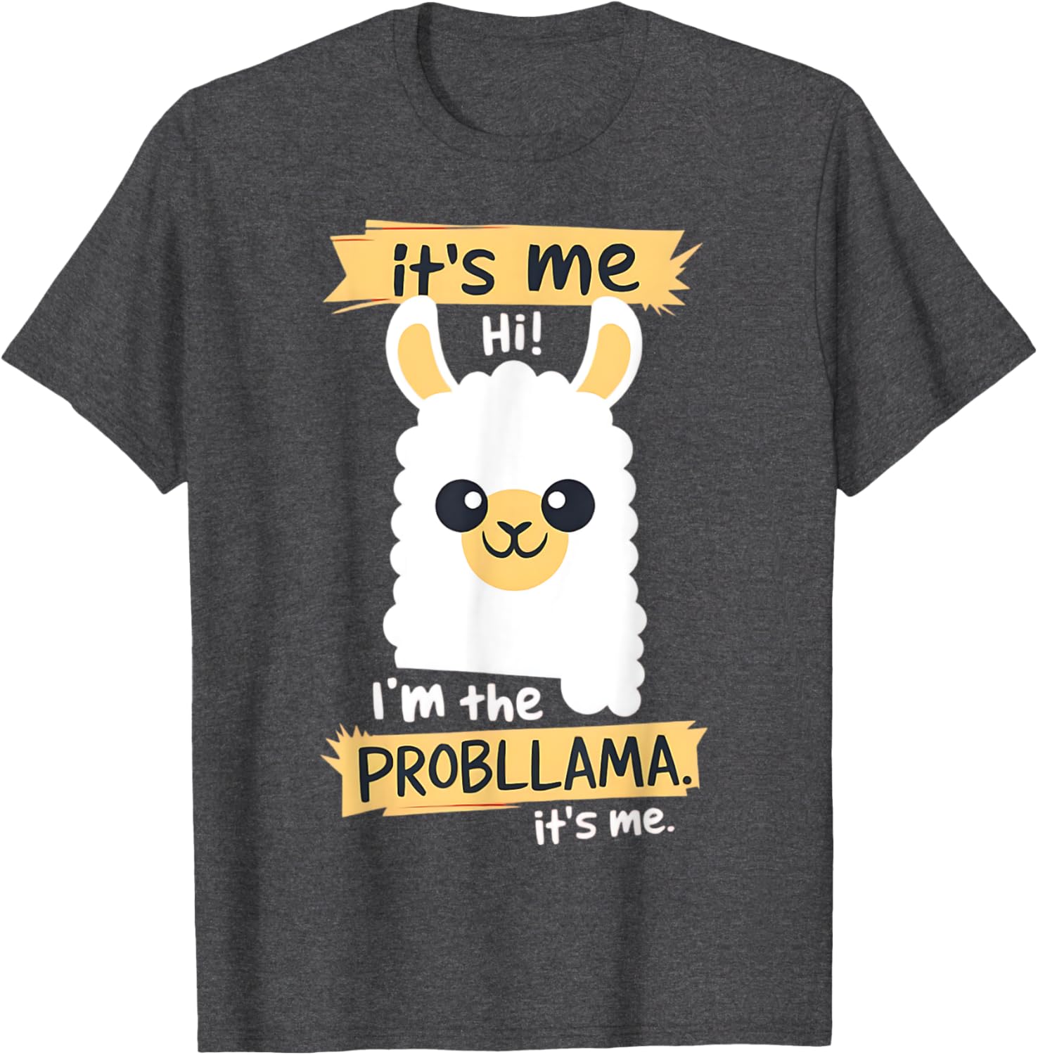 Funny Probllama Llama Pun T-Shirt for Animal Lovers and Humor Fans - 19