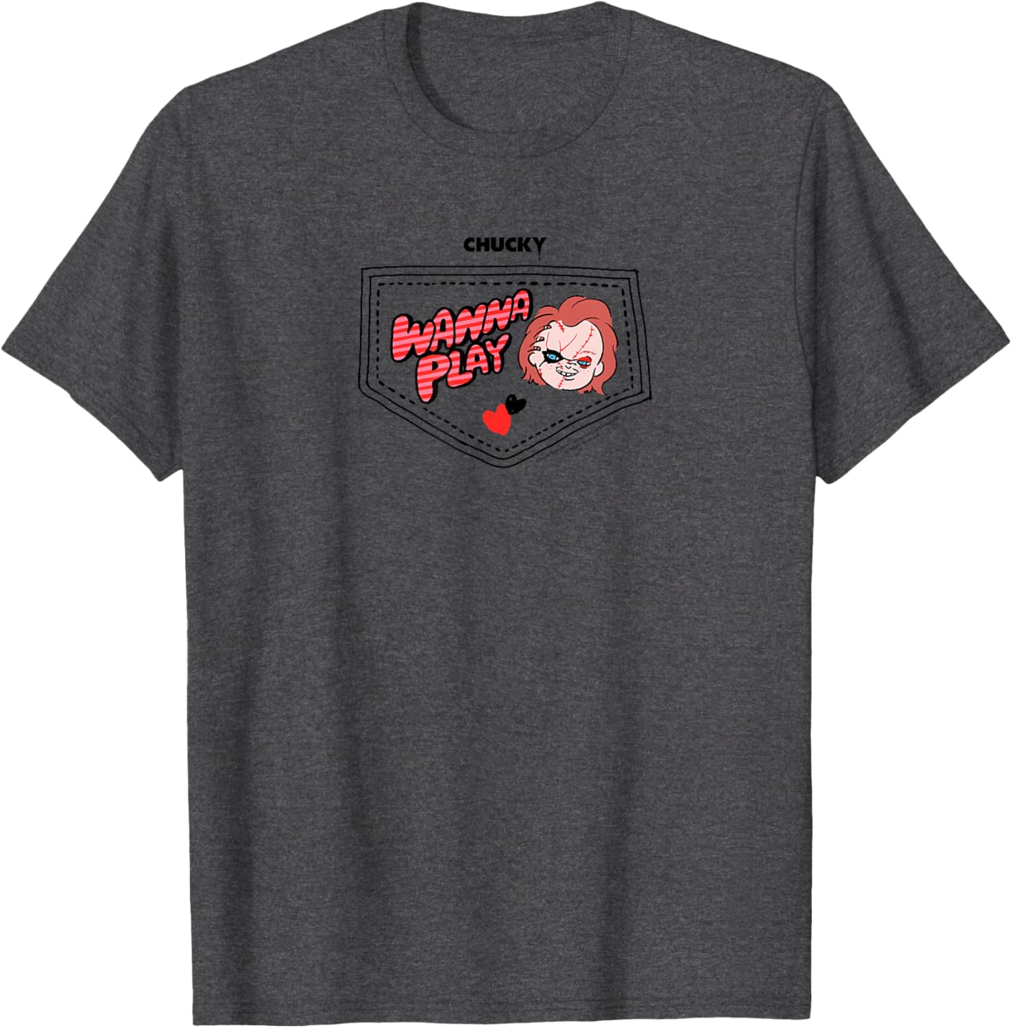 Chucky Wanna Play Faux Pocket T-Shirt for Trendy Kids' Fashion - 6