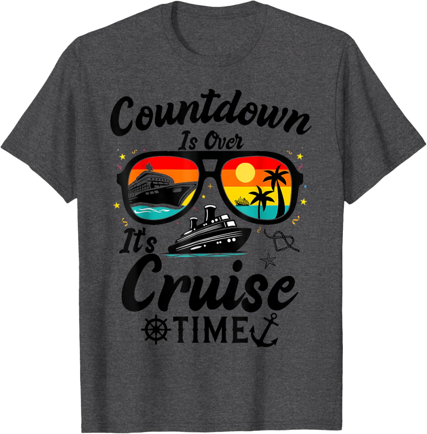Cruise Time Countdown T-Shirt for Men and Women - Fun Vacation Apparel - 6