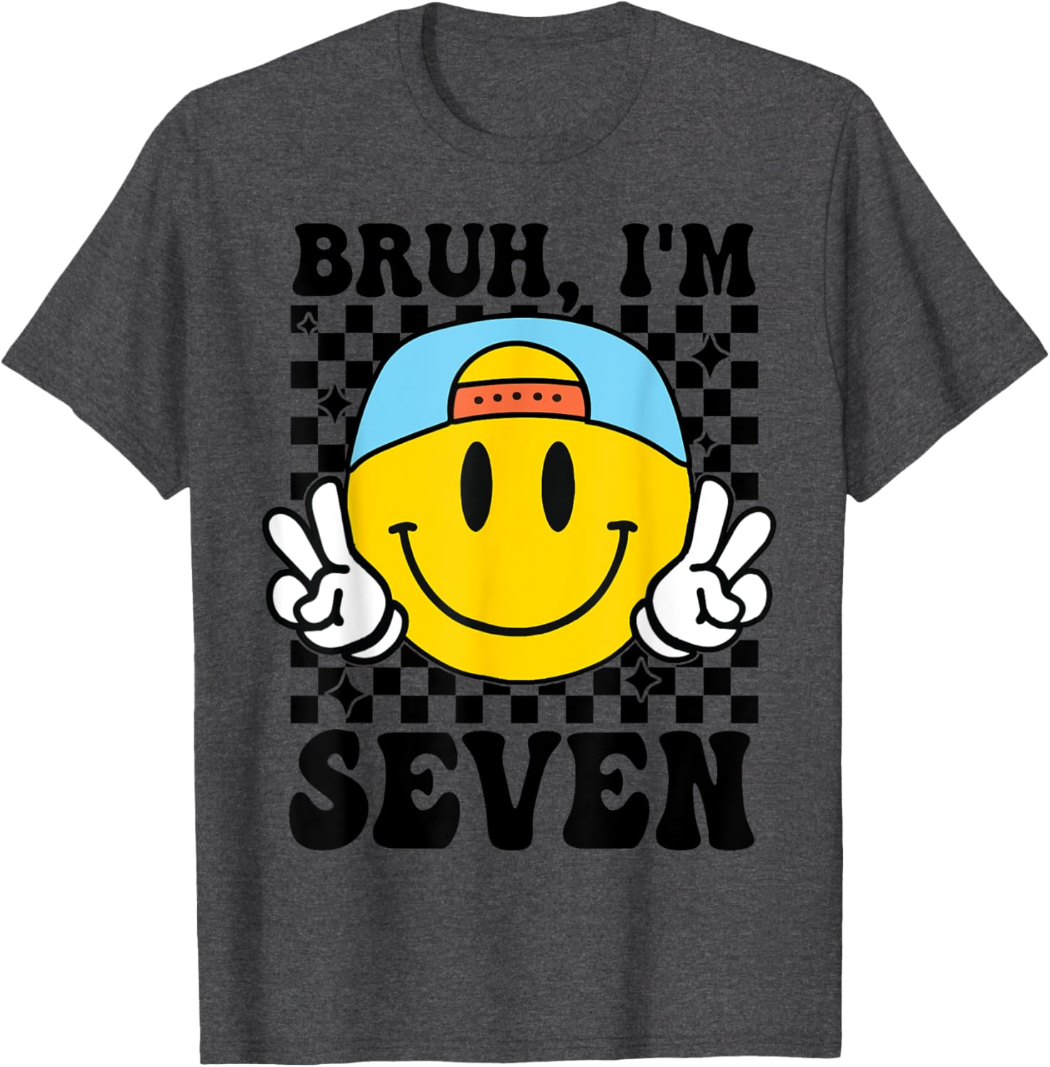Groovy 7th Birthday T-Shirt for Boys and Girls - Fun Party Gift - 20