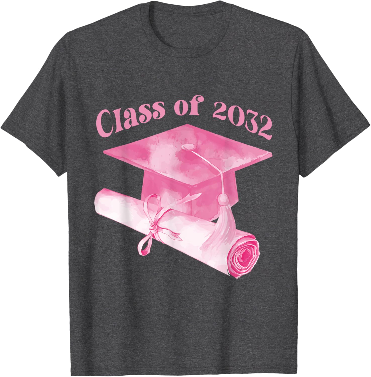 Class of 2032 Graduation Cap T-Shirt for Back to School Fun - 9