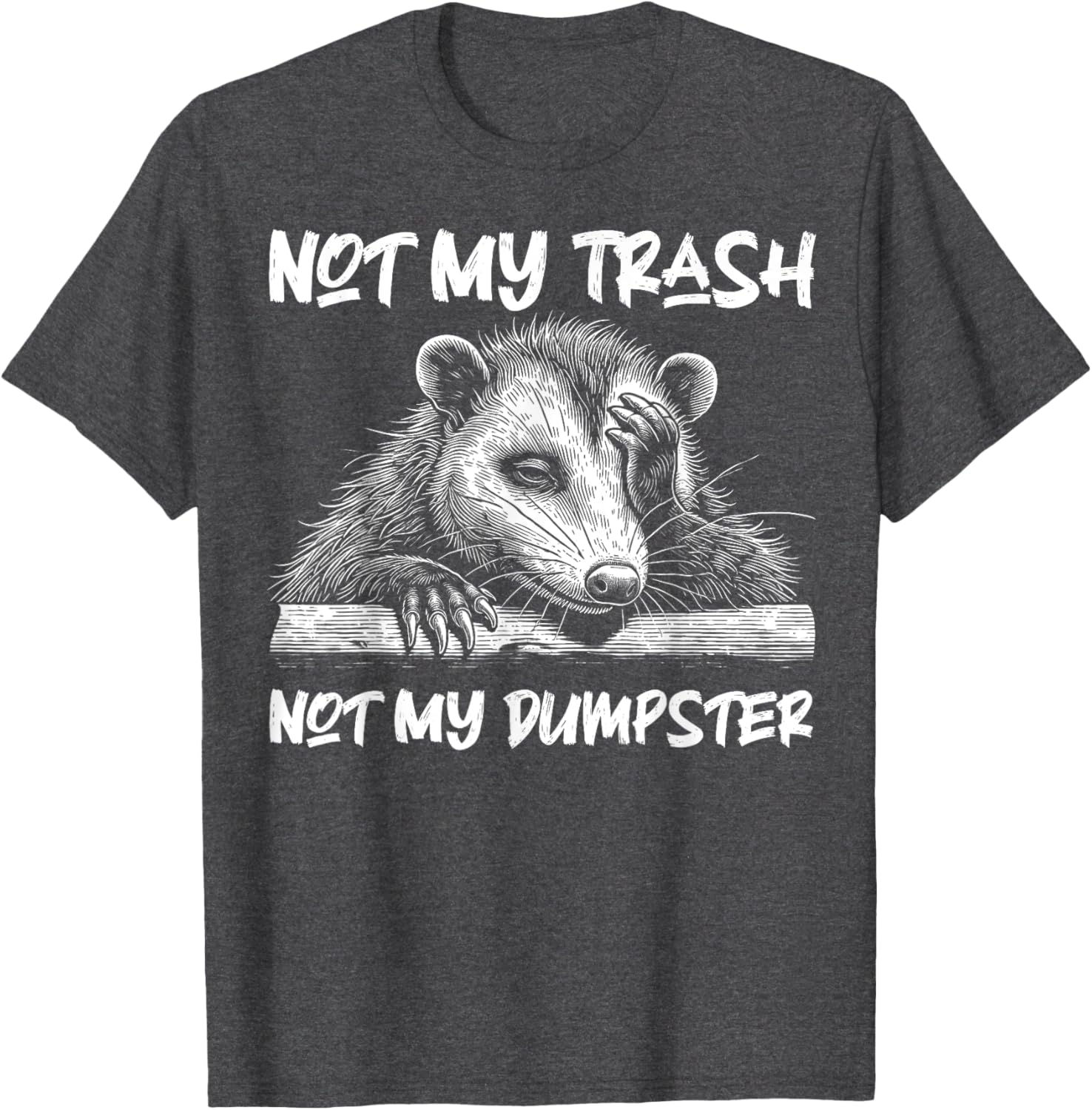 Funny Cute Baby Opossum T-Shirt for Animal Lovers and Opossum Fans - 2