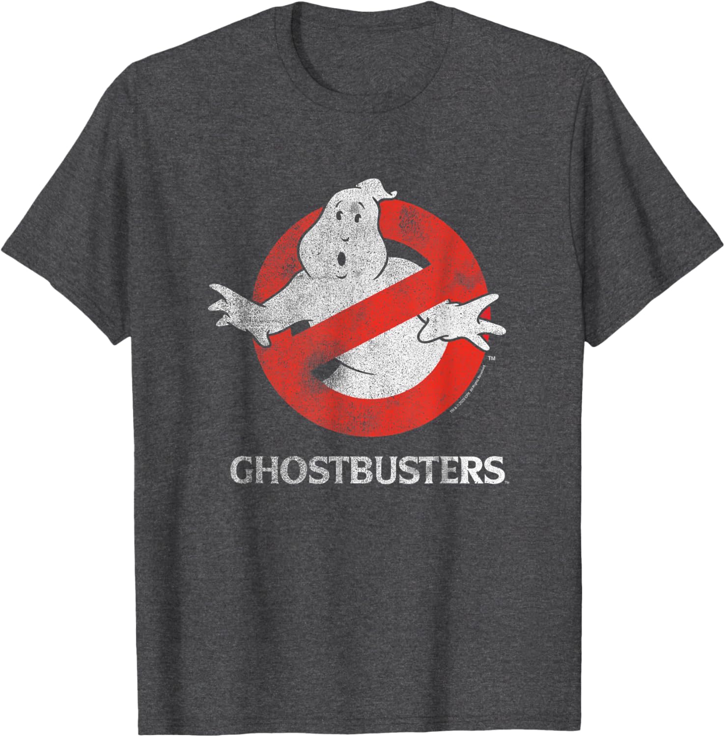 Ghostbusters Vintage Distressed Logo T-Shirt for Retro Movie Fans - 2