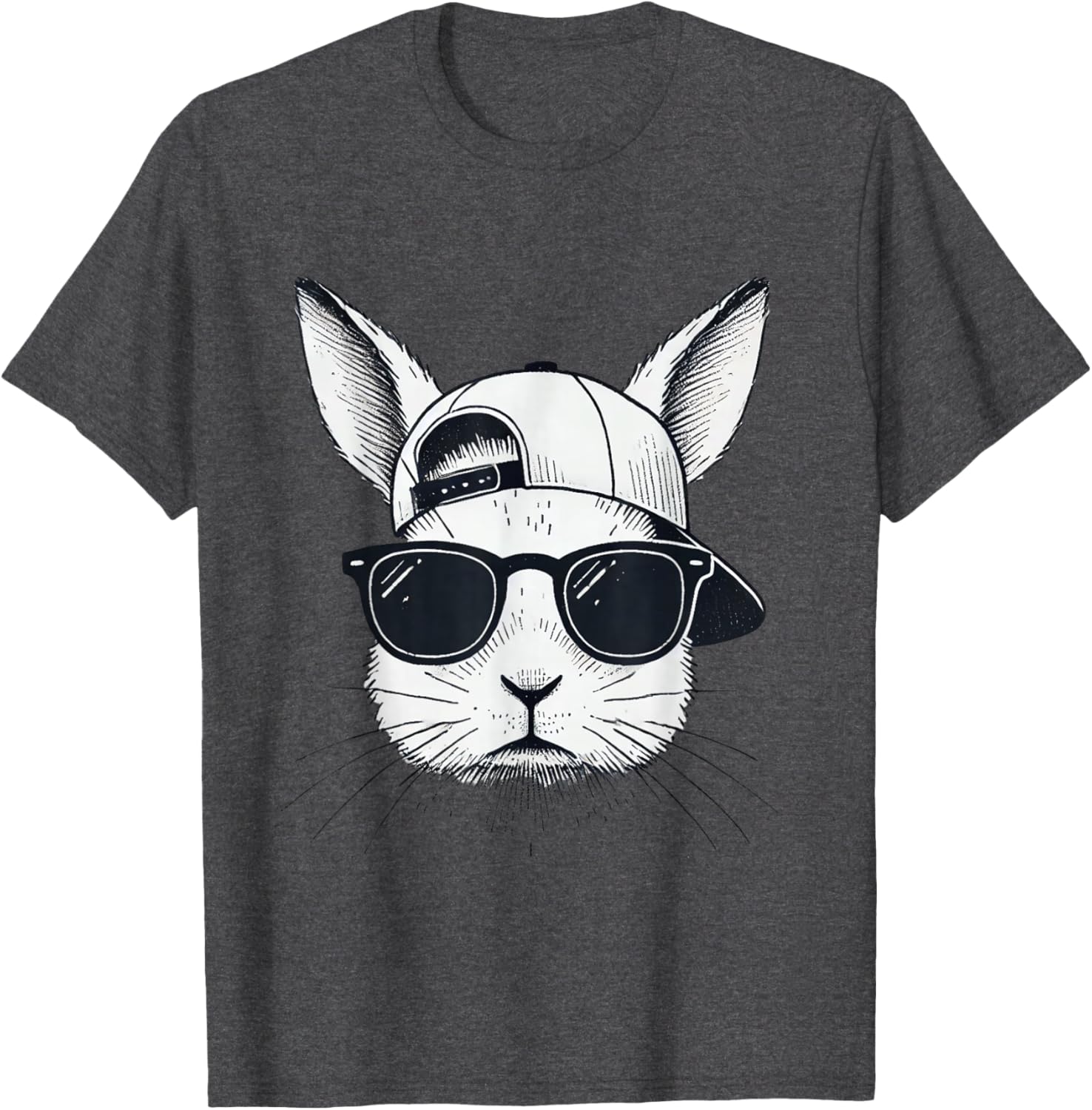Cool Bunny Face Sunglasses T-Shirt for Easter Fun β Boys, Men, Kids - 29