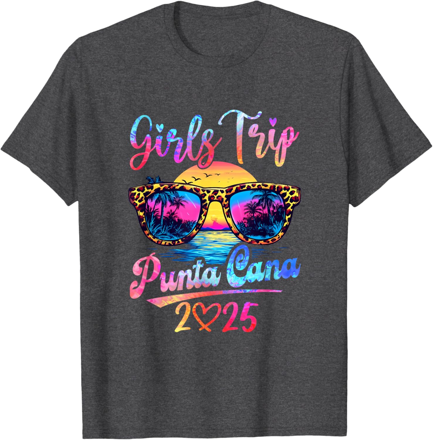 Girls Trip Punta Cana 2025 Matching T-Shirt for Women Summer Fun - 24