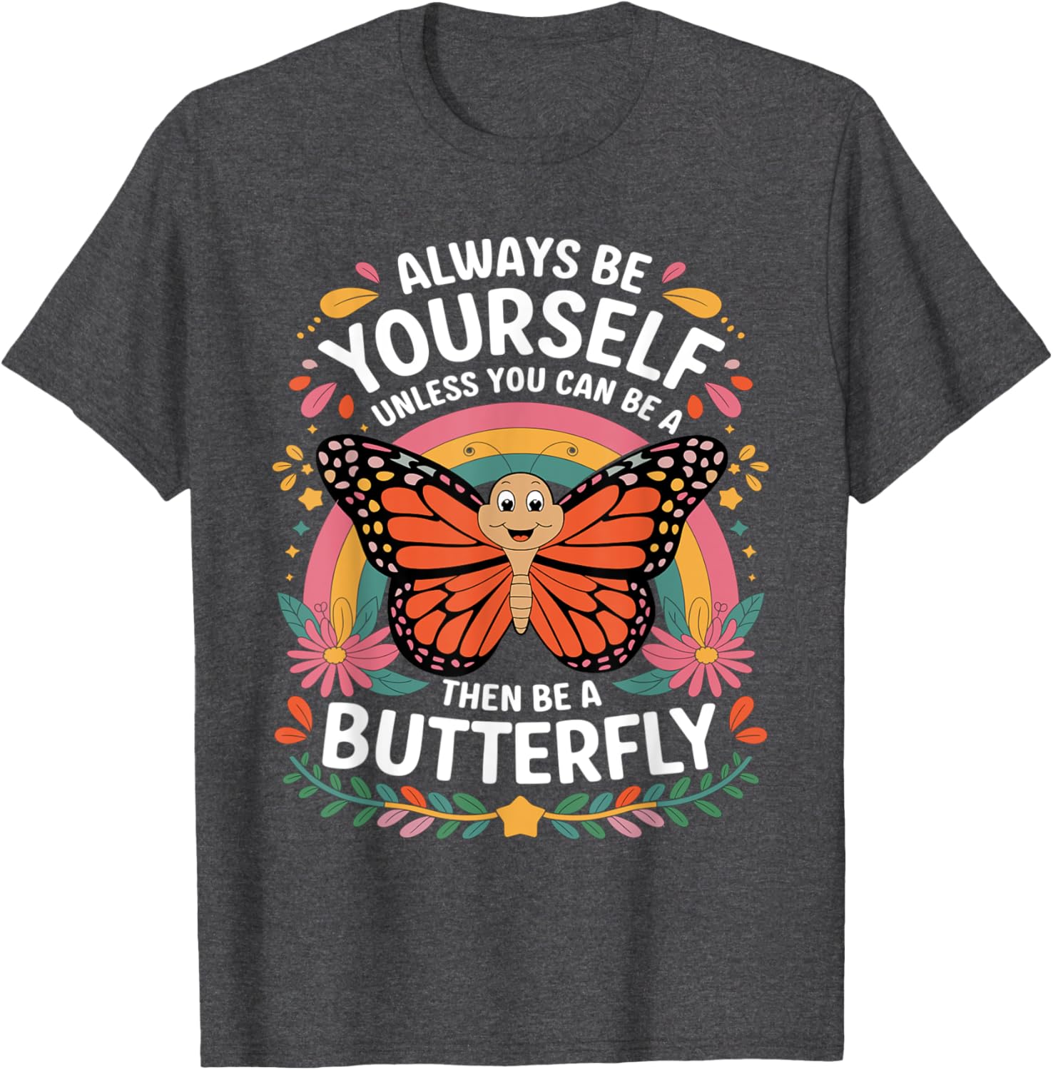 Cute Butterfly T-Shirt with Funny Sarcastic Jokes for Butterfly Lovers - 3