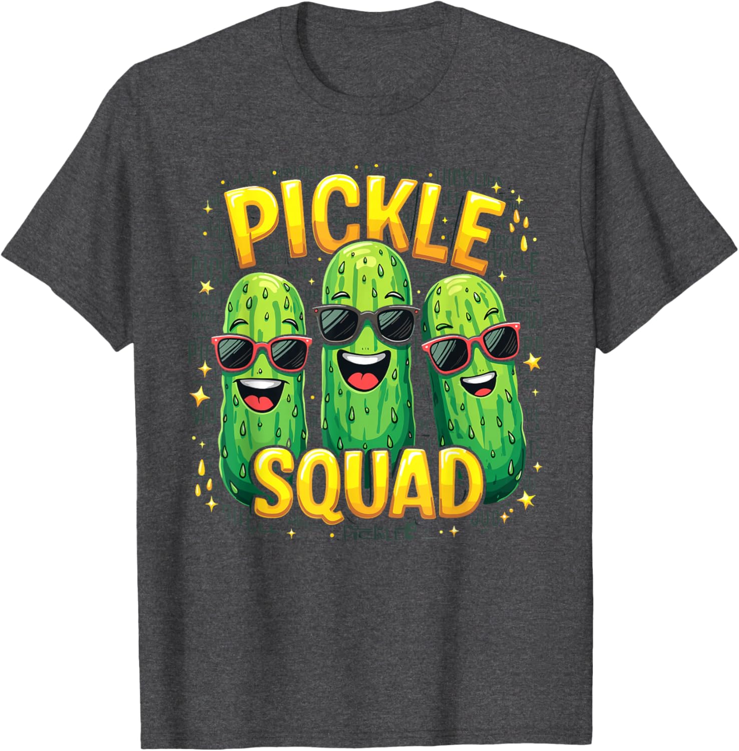 Cute Pickle Squad Shirt Fun Cucumber Jar T-Shirt for Pickle Lovers - 3