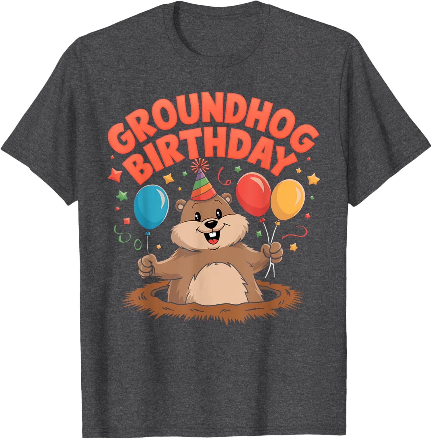 Cute Groundhog Day Birthday T-Shirt for February 2 Celebrations - 13